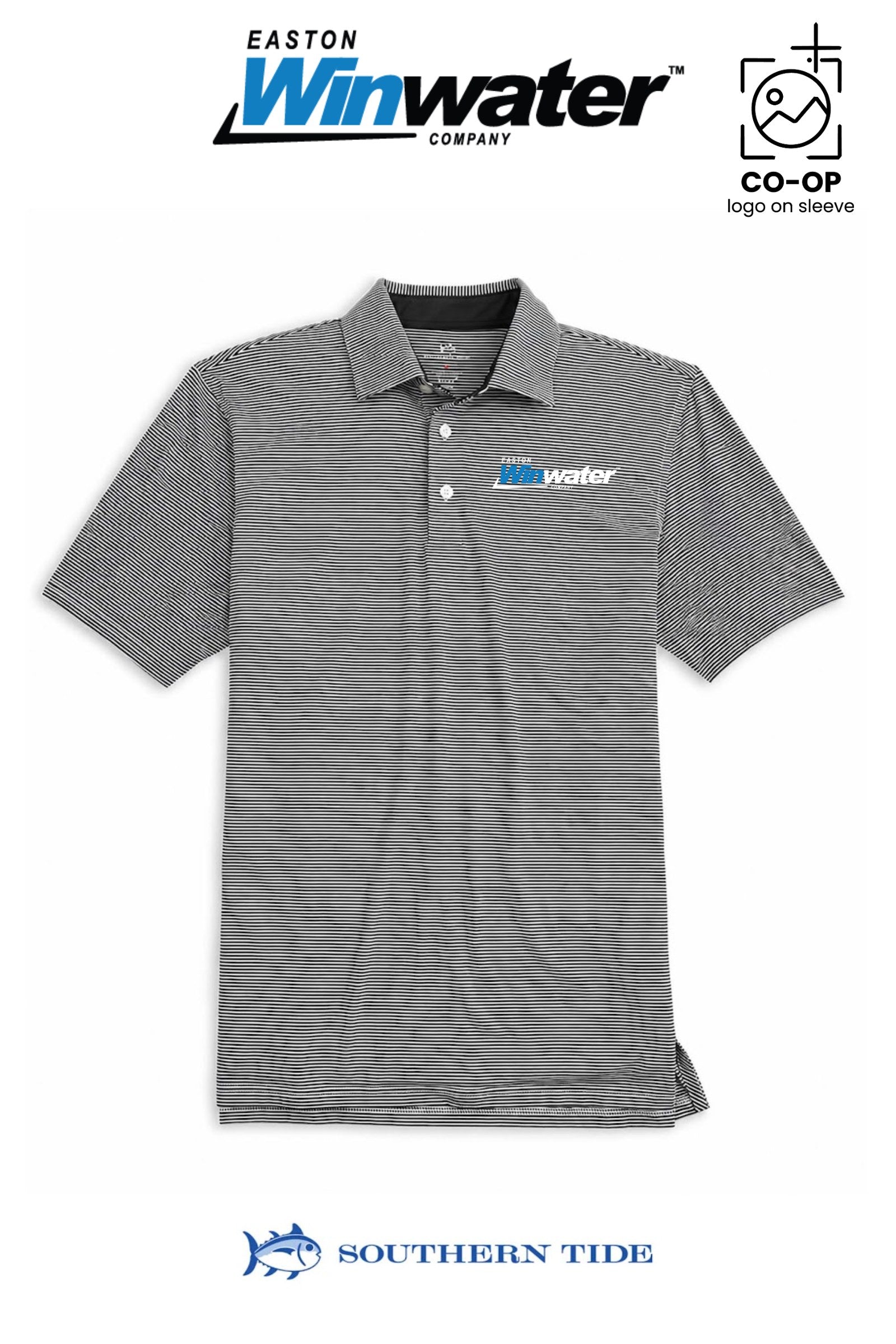 Southern Tide Brrreeze Meadowbrook Stripe Polo - Easton Winwater