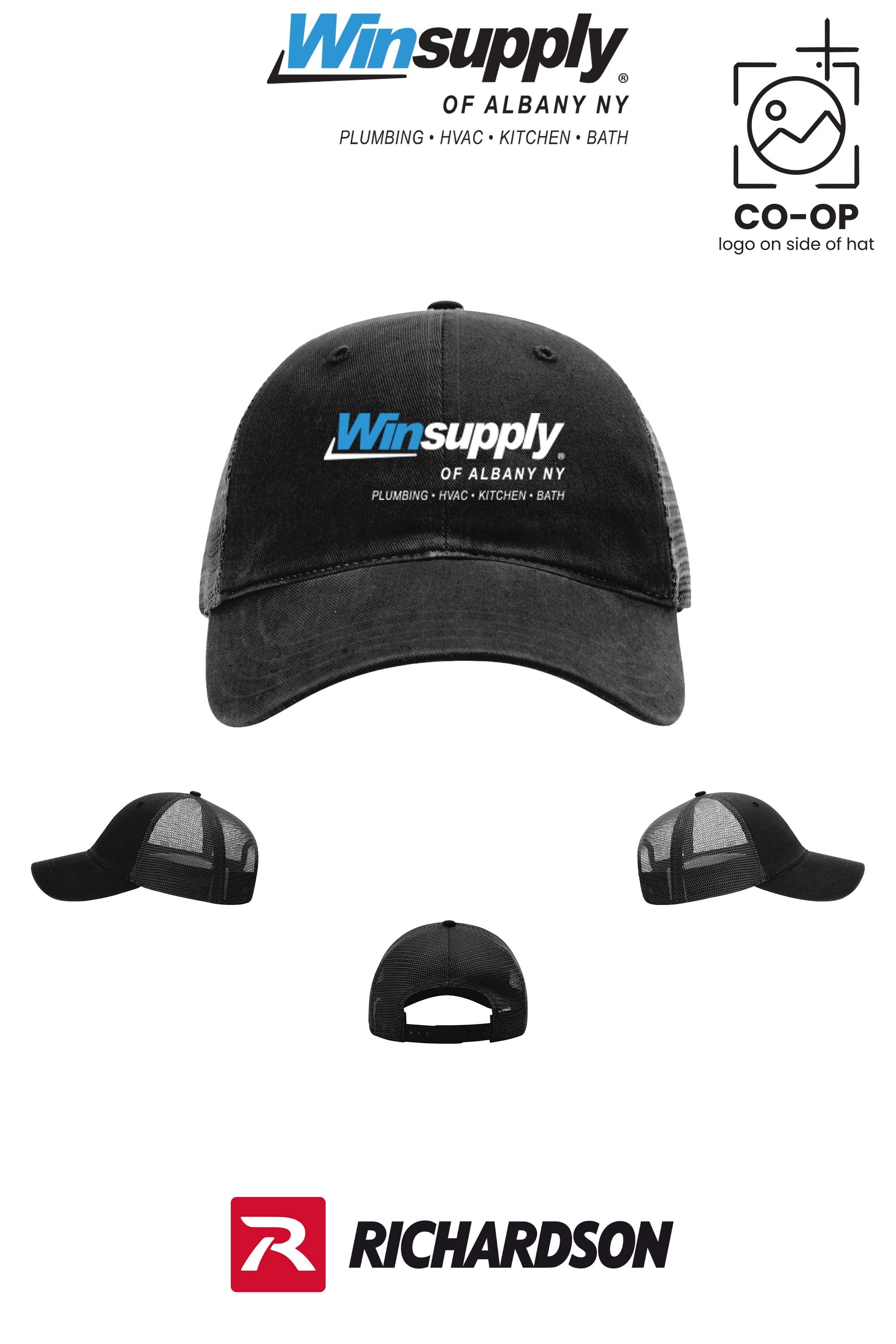 Richardson 111 Garment Washed Trucker - Winsupply of Albany NY