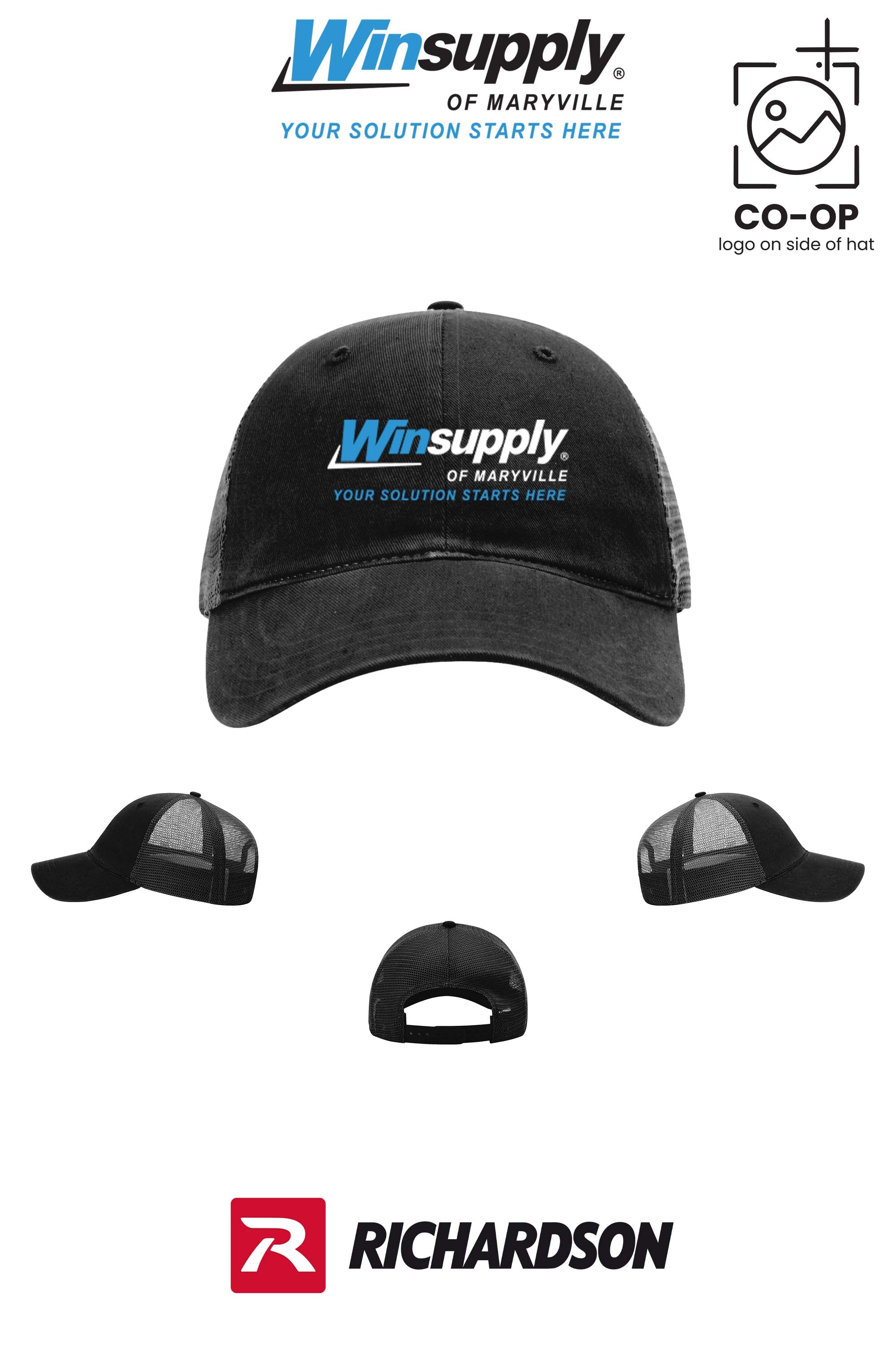 Richardson 111 Garment Washed Trucker - Winsupply of Maryville