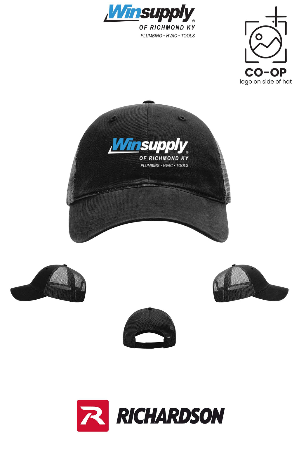 Richardson 111 Garment Washed Trucker - Winsupply of Richmond KY