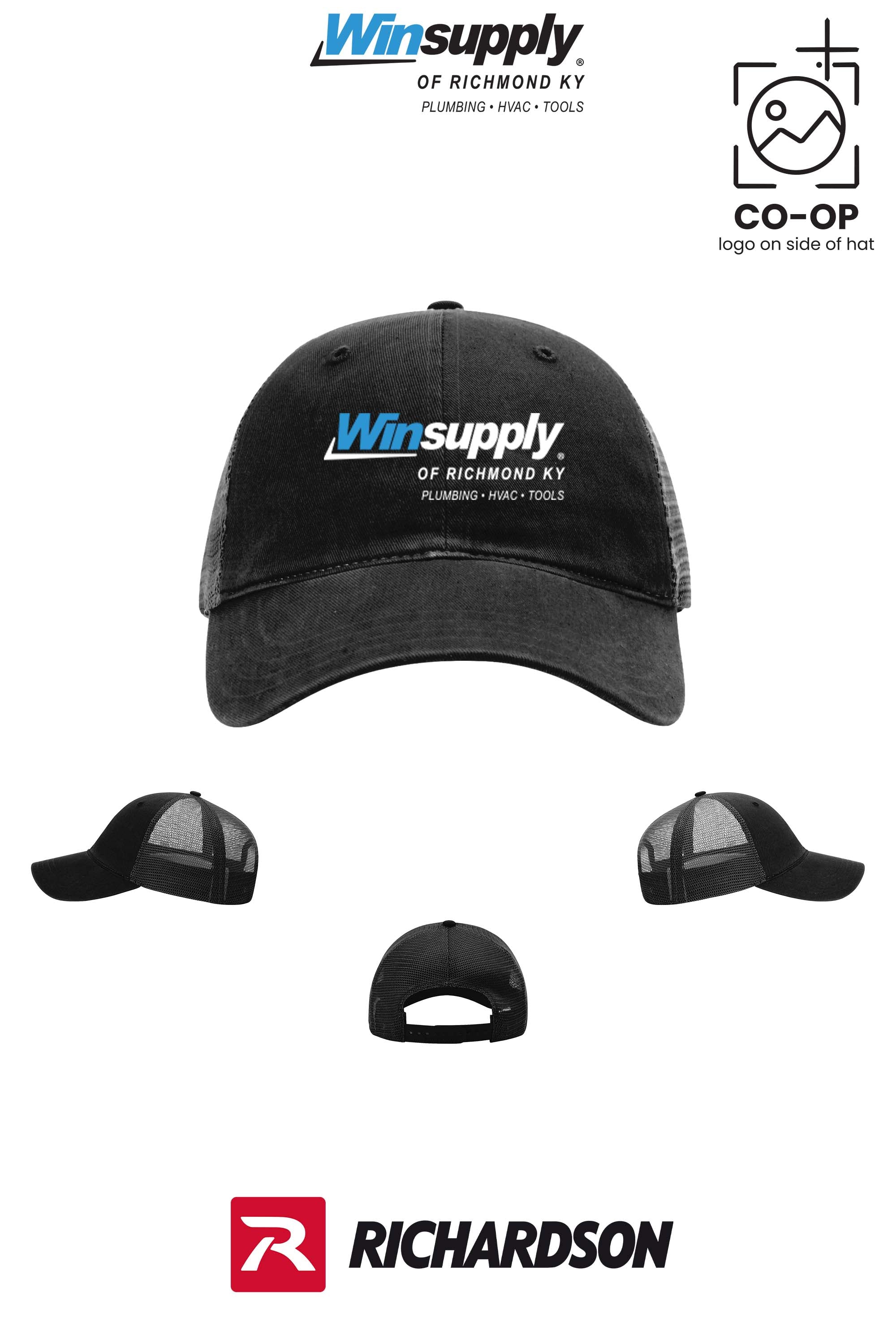 Richardson 111 Garment Washed Trucker - Winsupply of Richmond KY