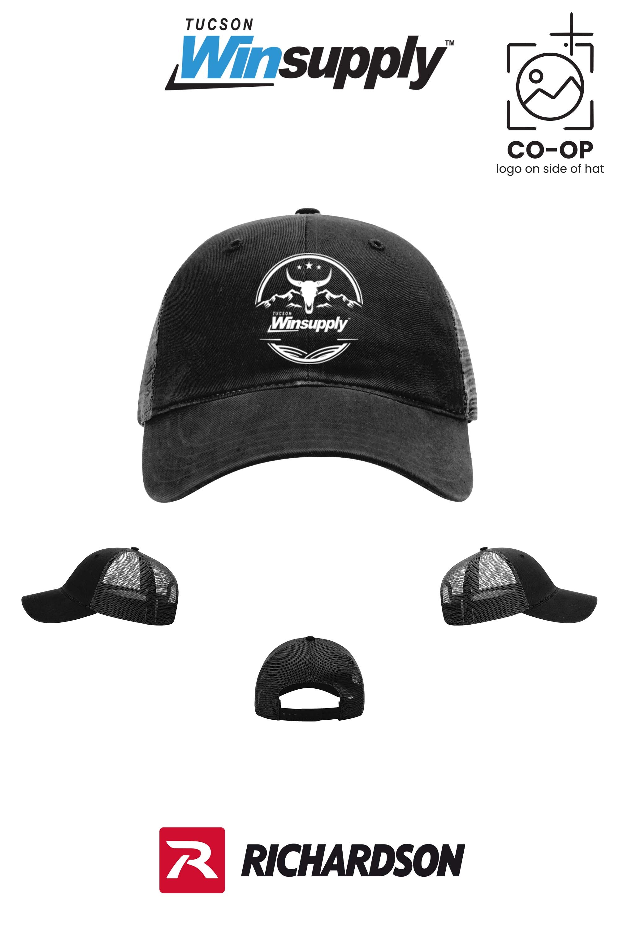Richardson 111 Garment Washed Trucker - Winsupply Tucson AZ