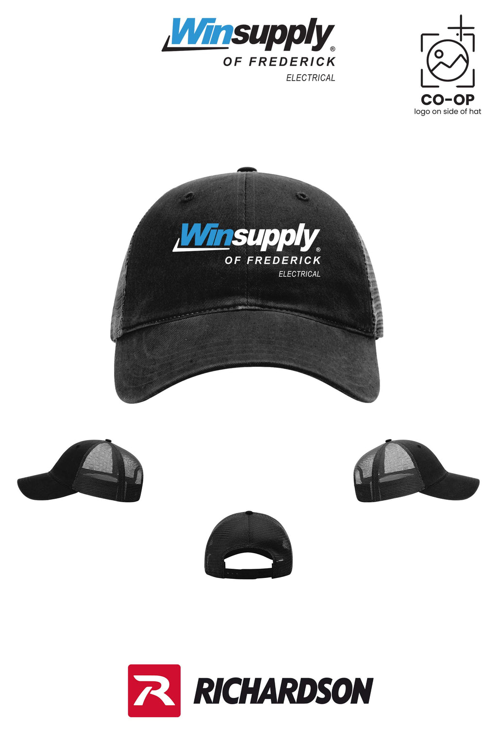Richardson 111 Garment Washed Trucker - Winsupply of Frederick