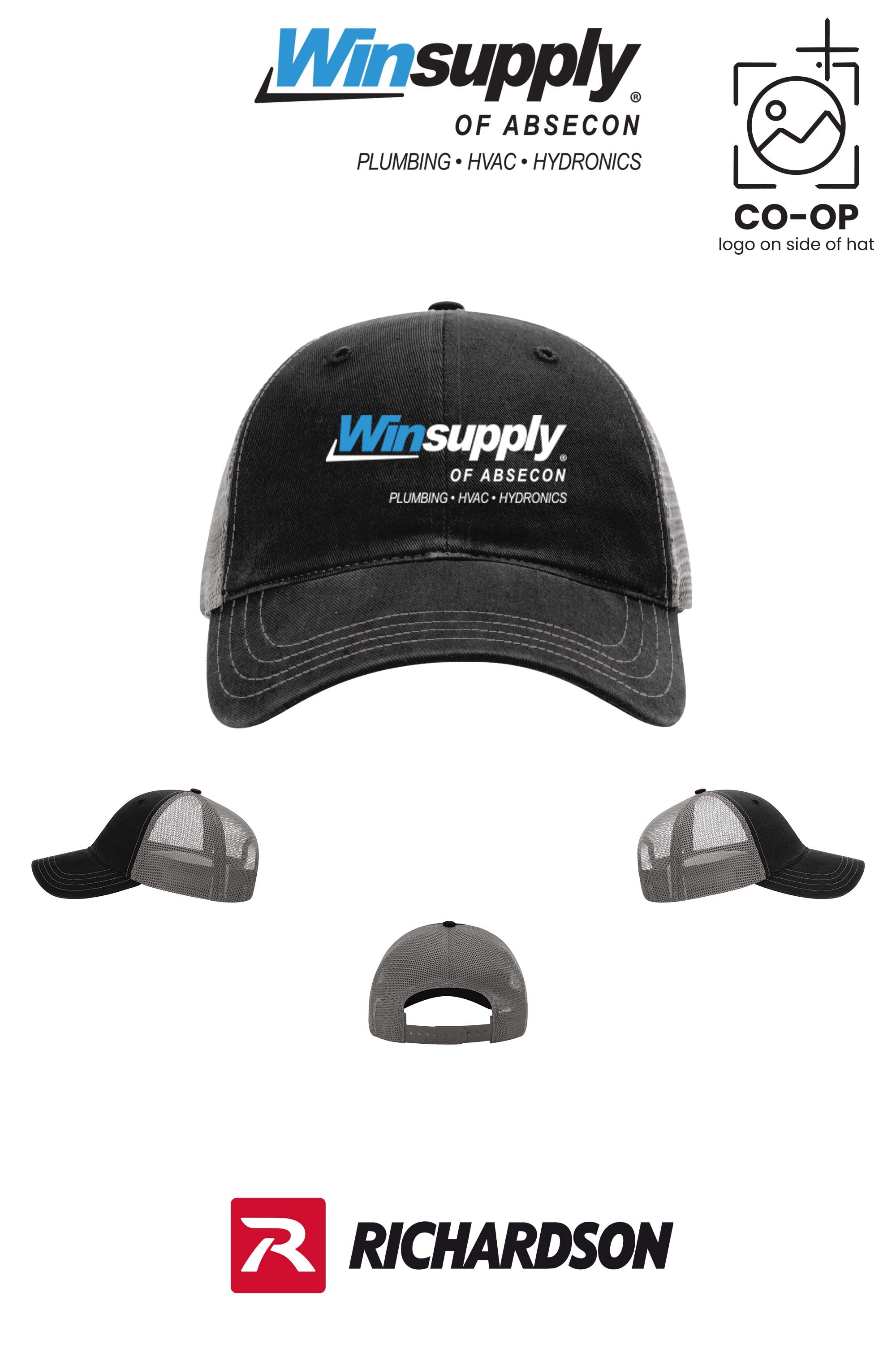 Richardson 111 Garment Washed Trucker - Winsupply of Absecon