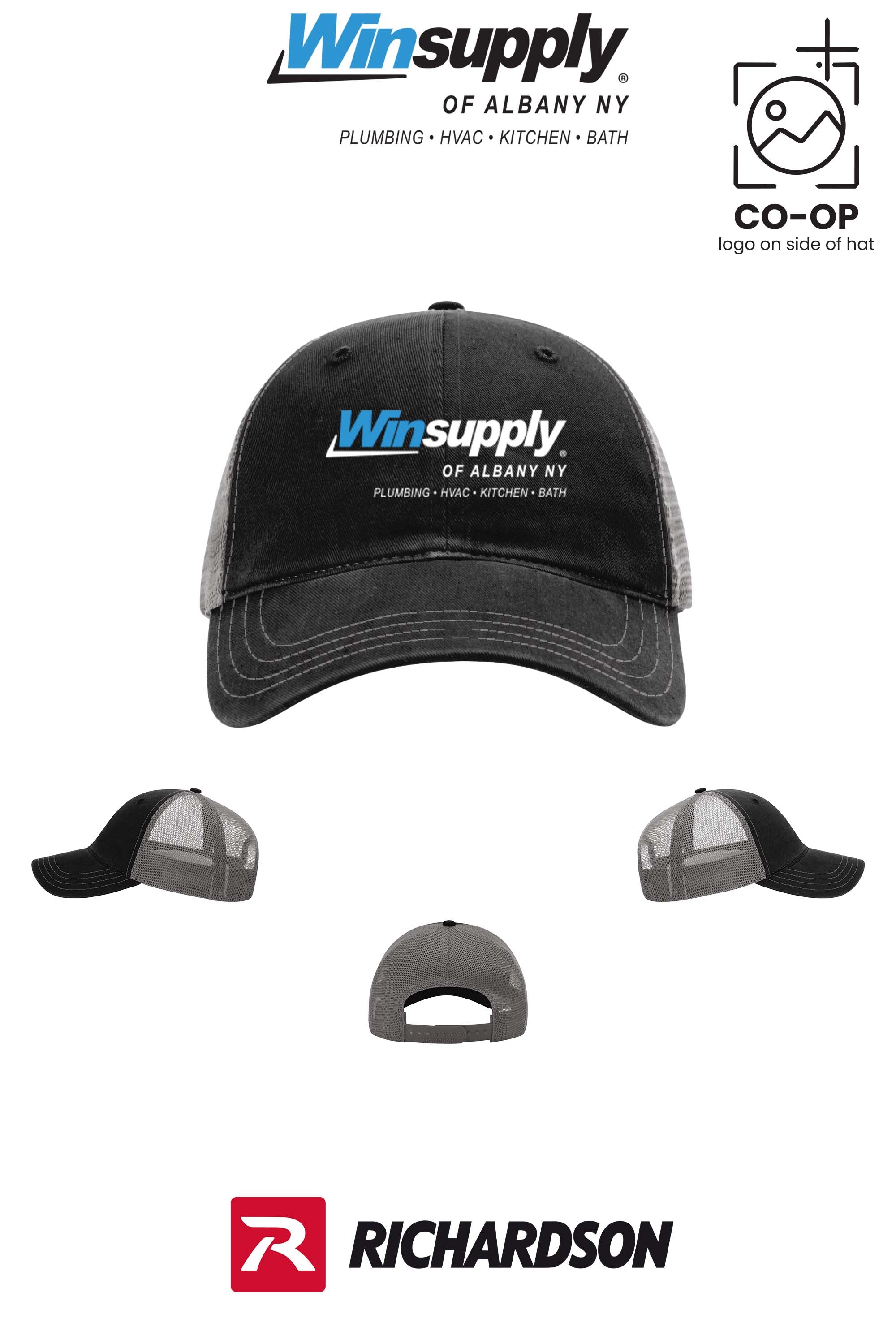 Richardson 111 Garment Washed Trucker - Winsupply of Albany NY