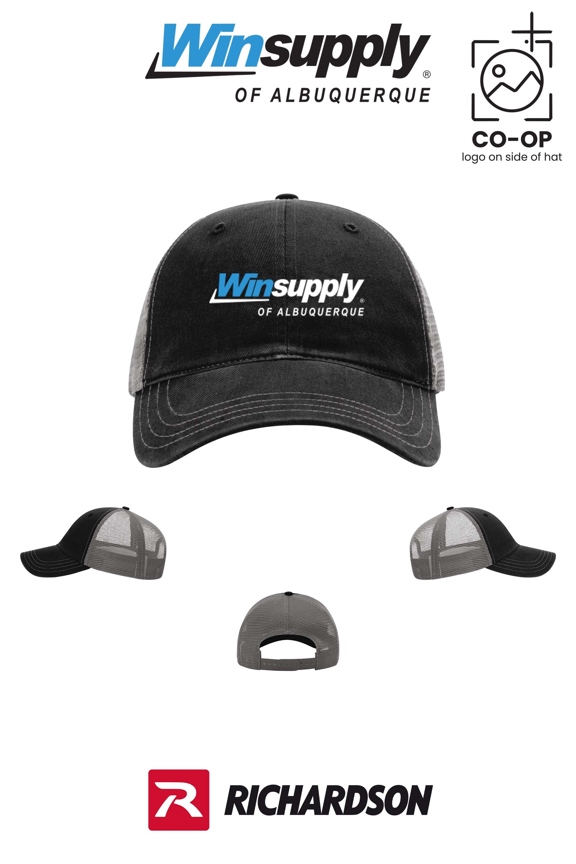 Richardson 111 Garment Washed Trucker - Winsupply of Albuquerque