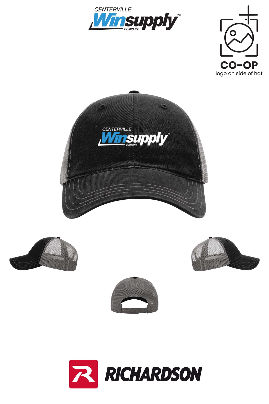 Richardson 111 Garment Washed Trucker - Winsupply Centerville OH
