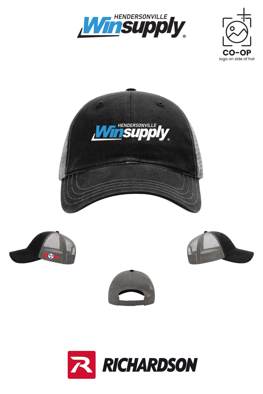 Richardson 111 Garment Washed Trucker - Winsupply of Hendersonville