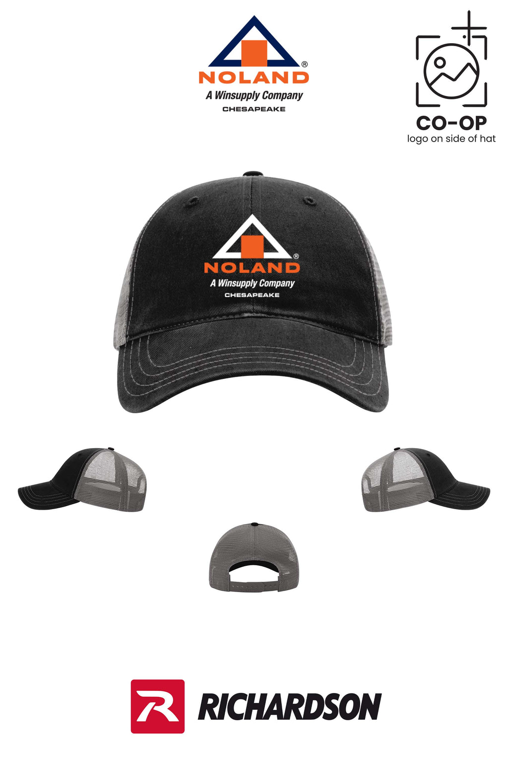 Richardson 111 Garment Washed Trucker - Noland Company Chesapeake