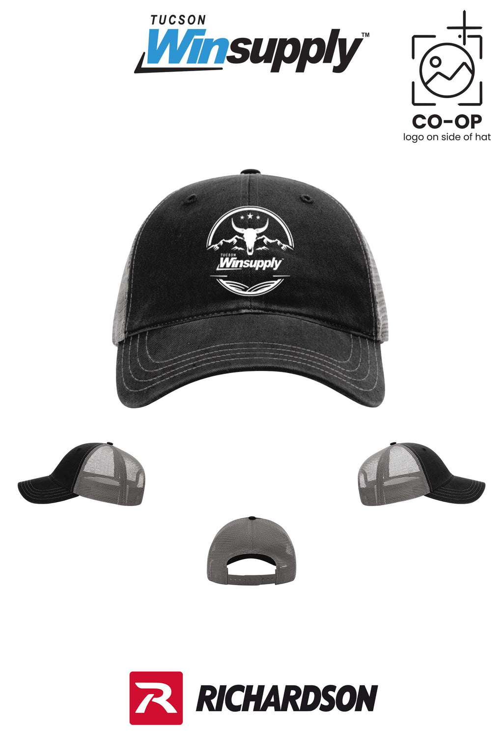 Richardson 111 Garment Washed Trucker - Winsupply Tucson AZ
