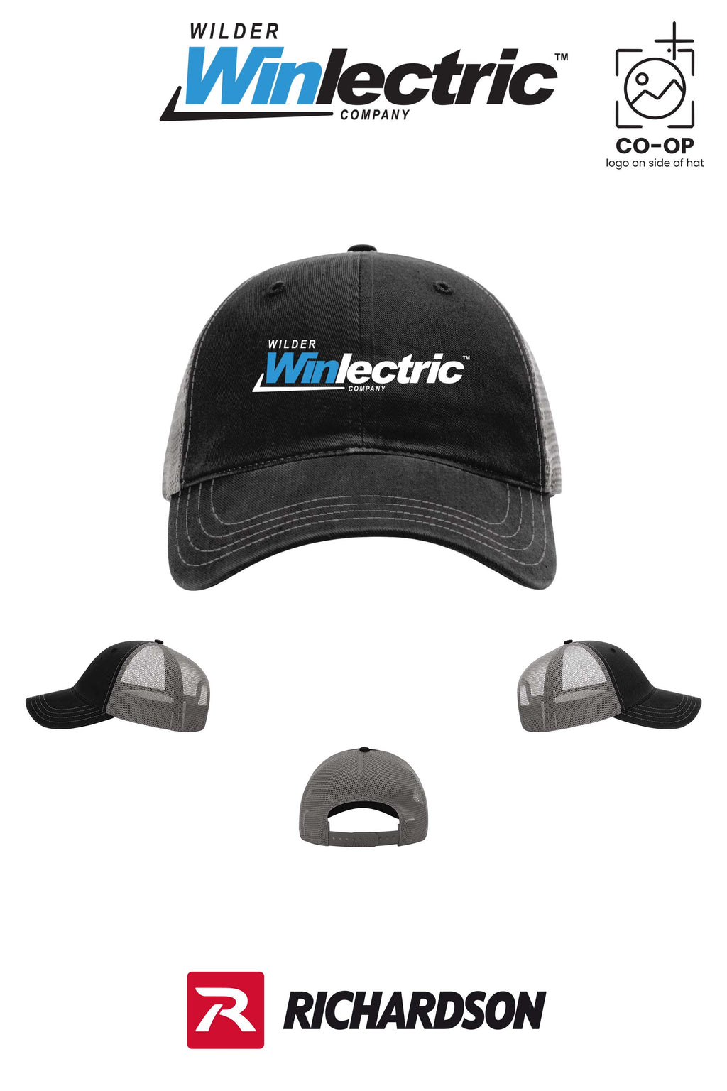 Richardson 111 Garment Washed Trucker - Wilder Winlectric