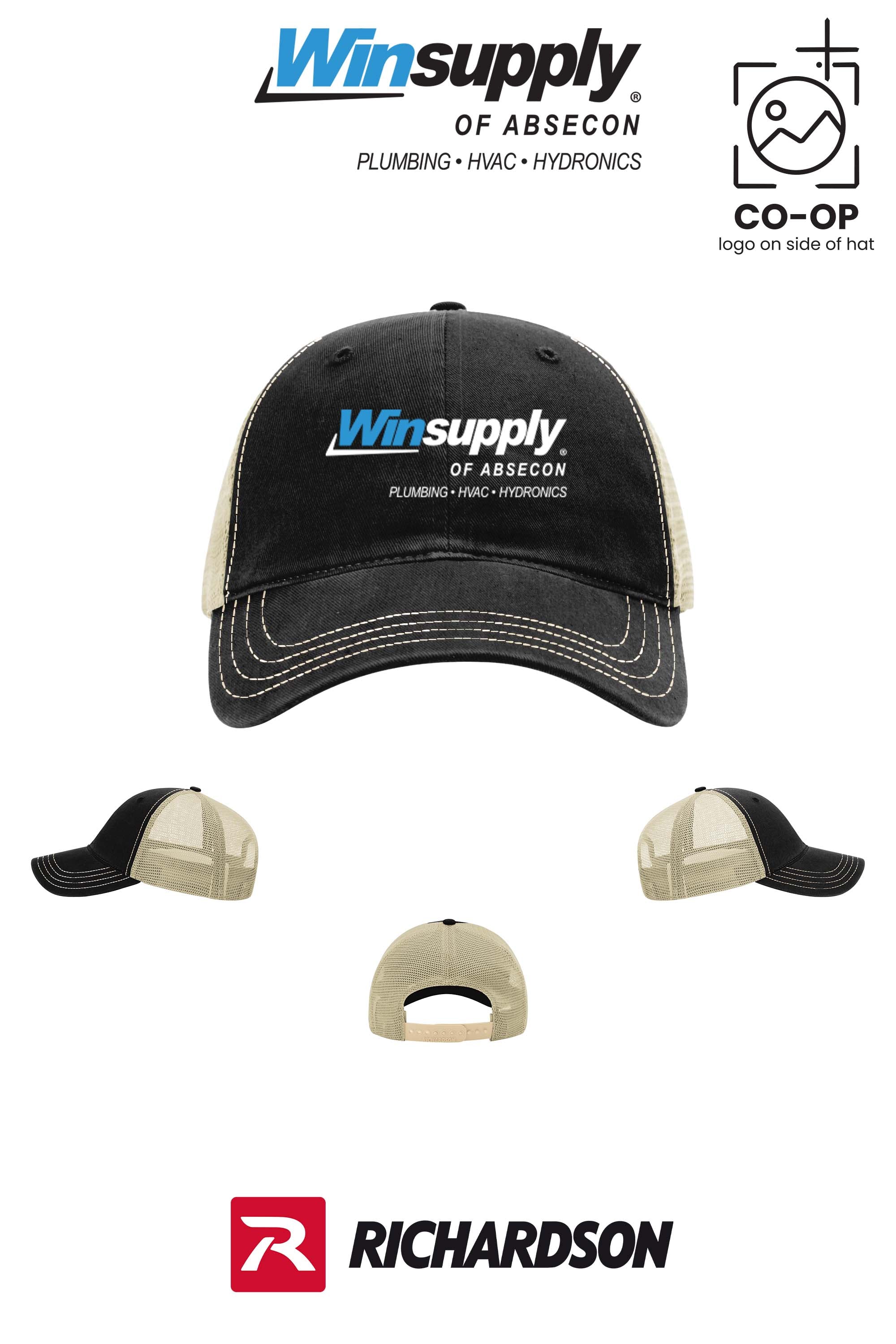 Richardson 111 Garment Washed Trucker - Winsupply of Absecon