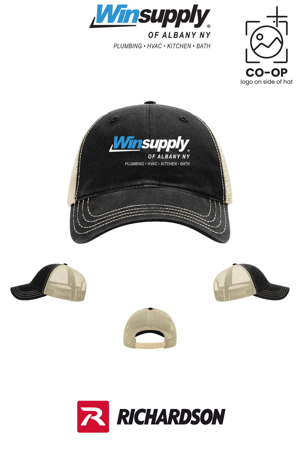 Richardson 111 Garment Washed Trucker - Winsupply of Albany NY