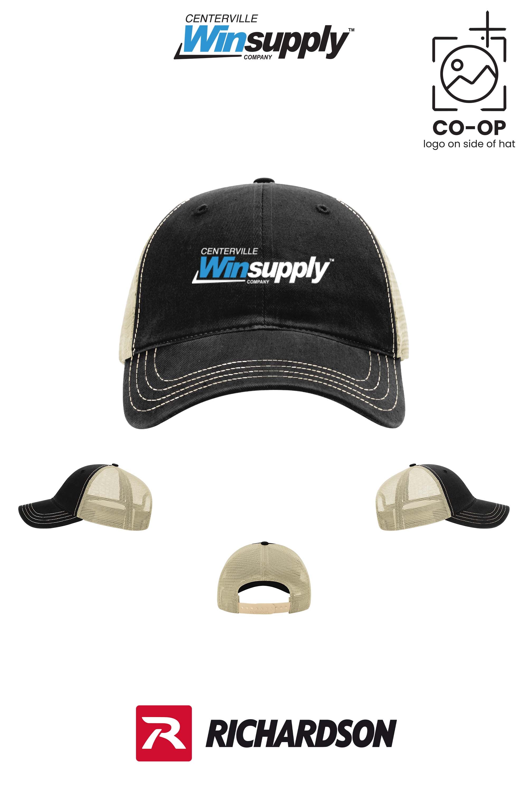 Richardson 111 Garment Washed Trucker - Winsupply Centerville OH