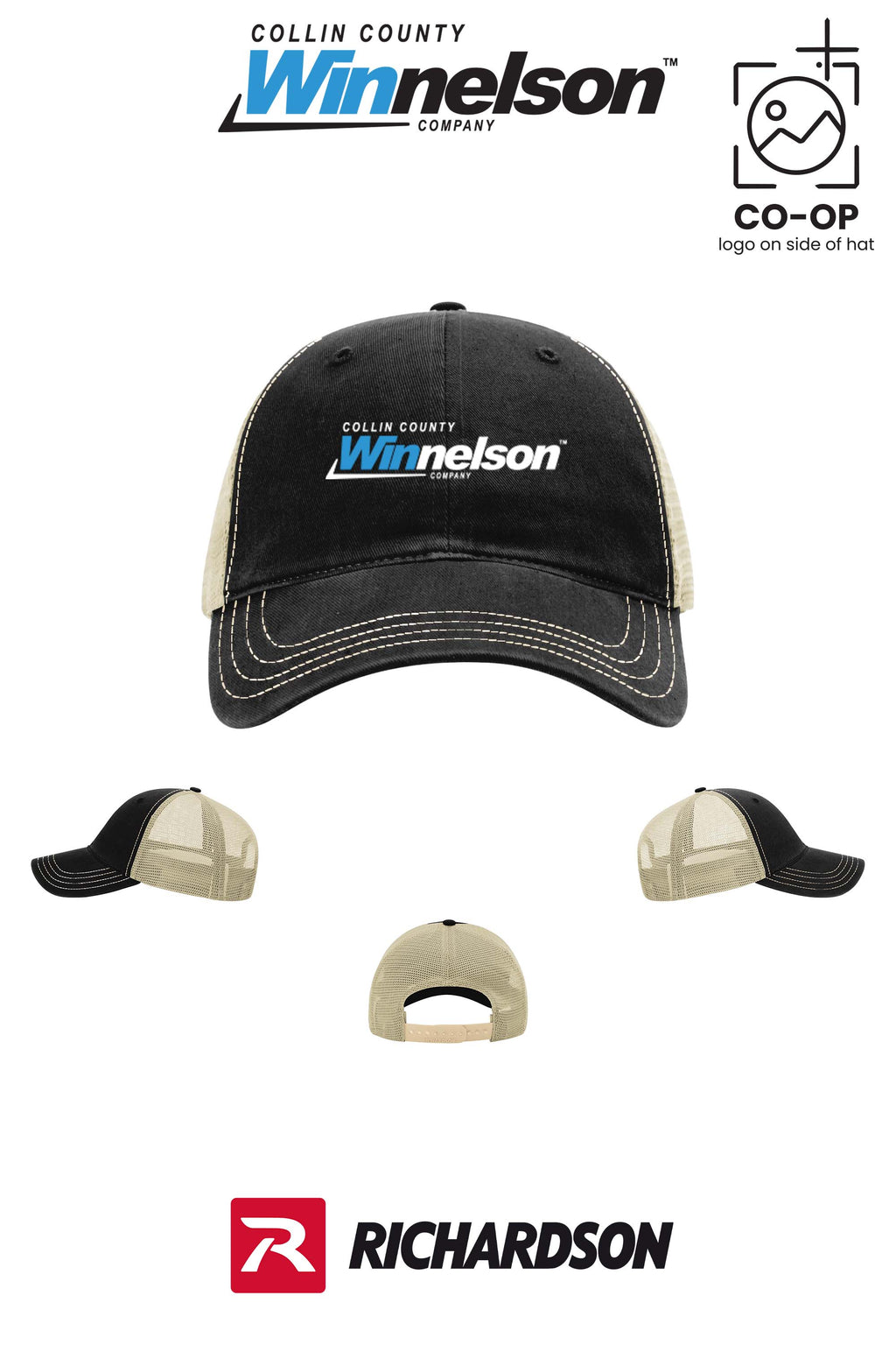 Richardson 111 Garment Washed Trucker - Collin County Winnelson