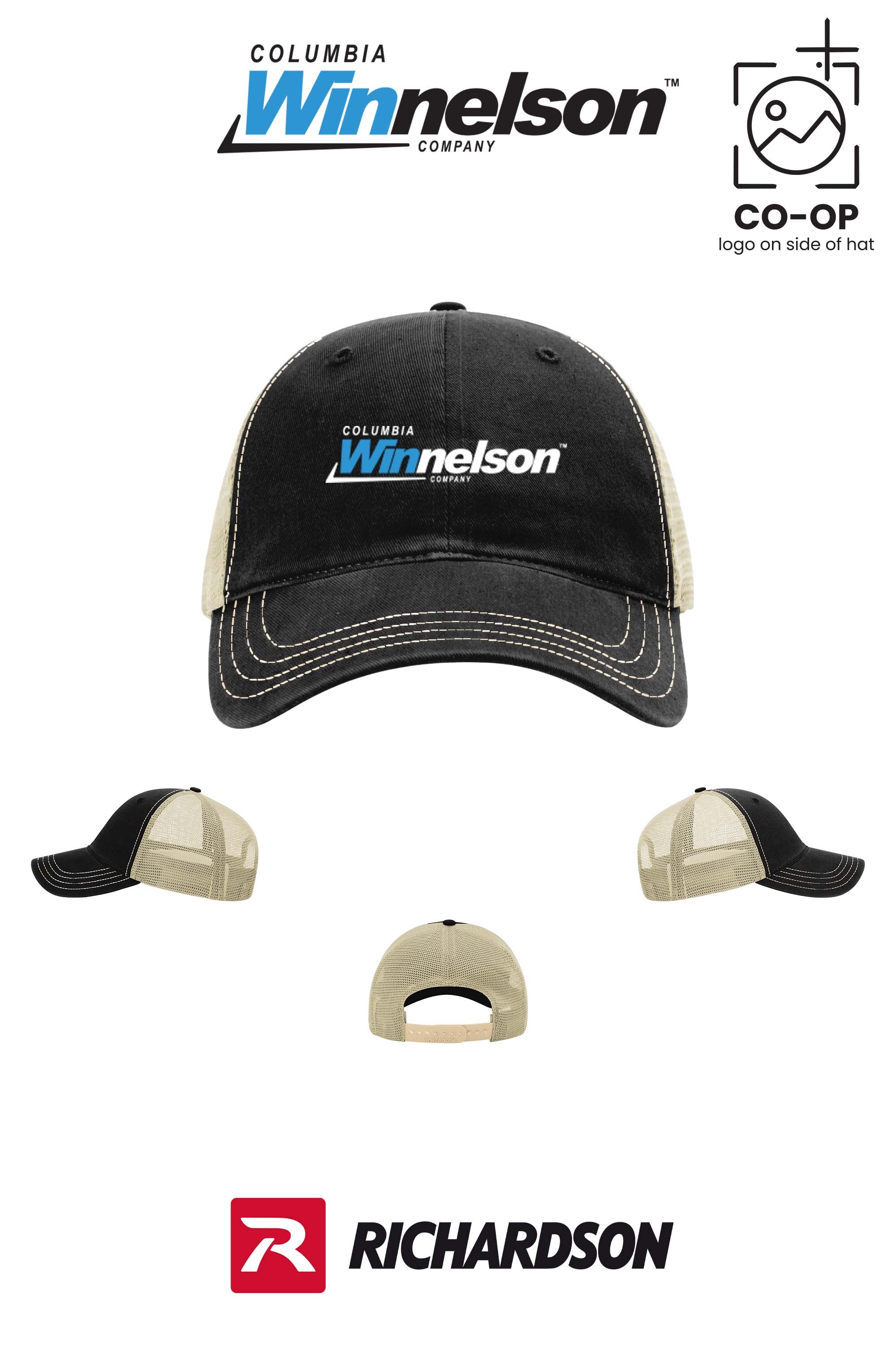 Richardson 111 Garment Washed Trucker - Columbia MO Winnelson