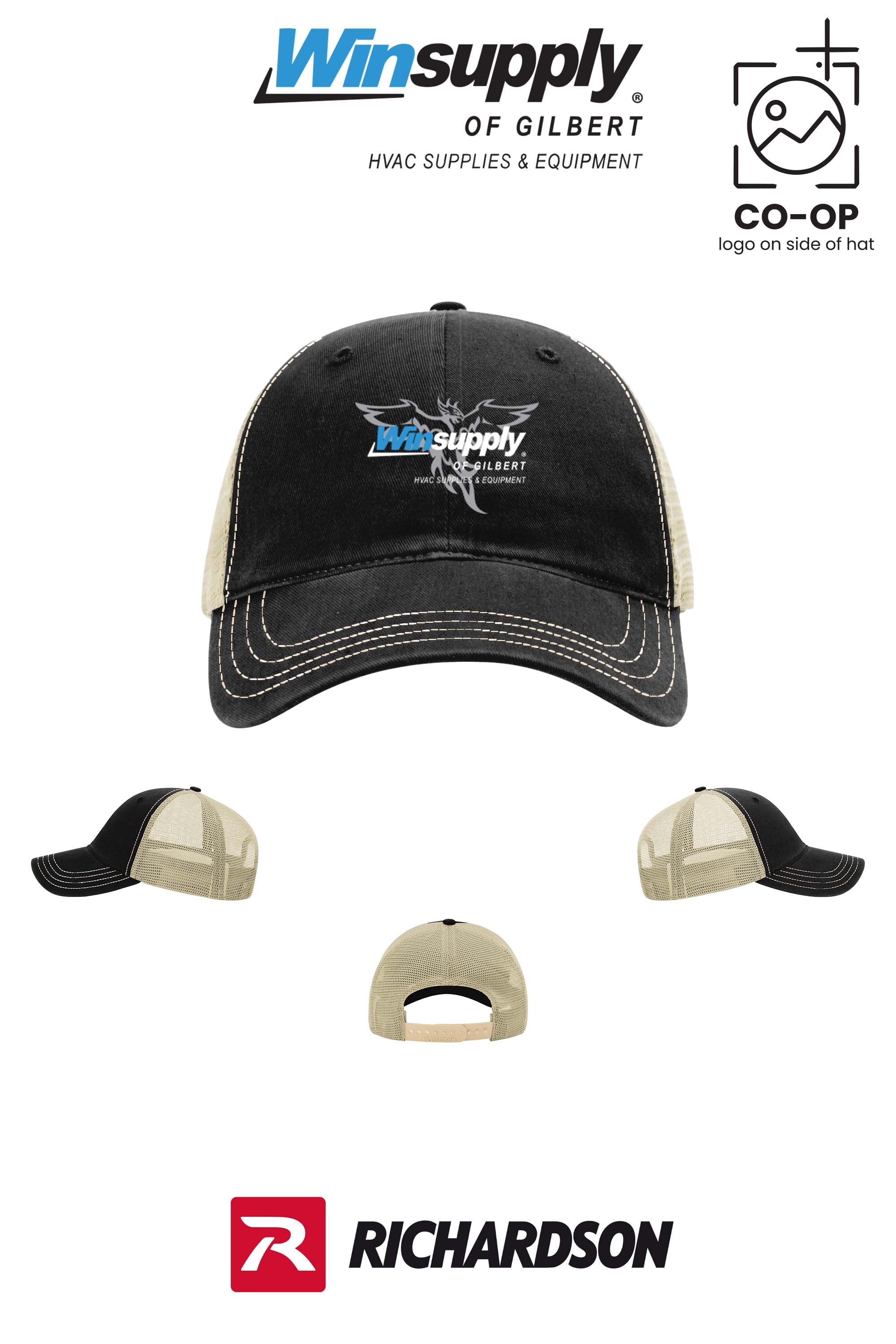 Richardson 111 Garment Washed Trucker - Winsupply of Gilbert
