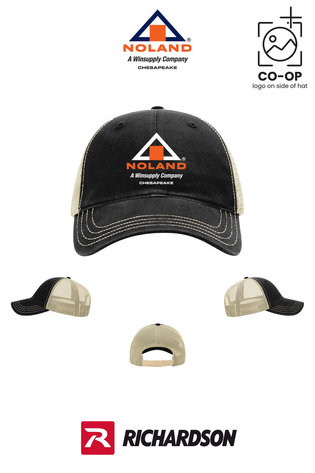 Richardson 111 Garment Washed Trucker - Noland Company Chesapeake