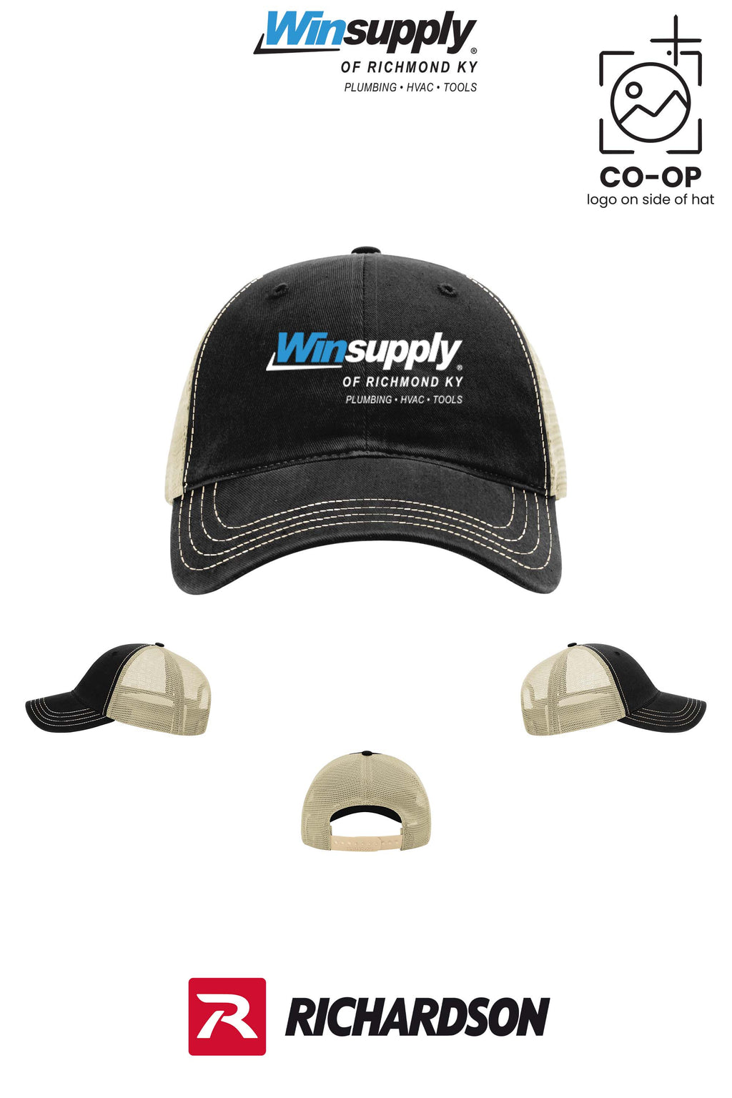 Richardson 111 Garment Washed Trucker - Winsupply of Richmond KY