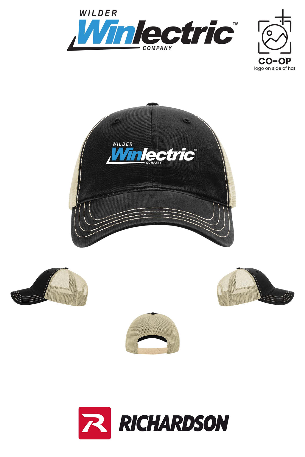 Richardson 111 Garment Washed Trucker - Wilder Winlectric