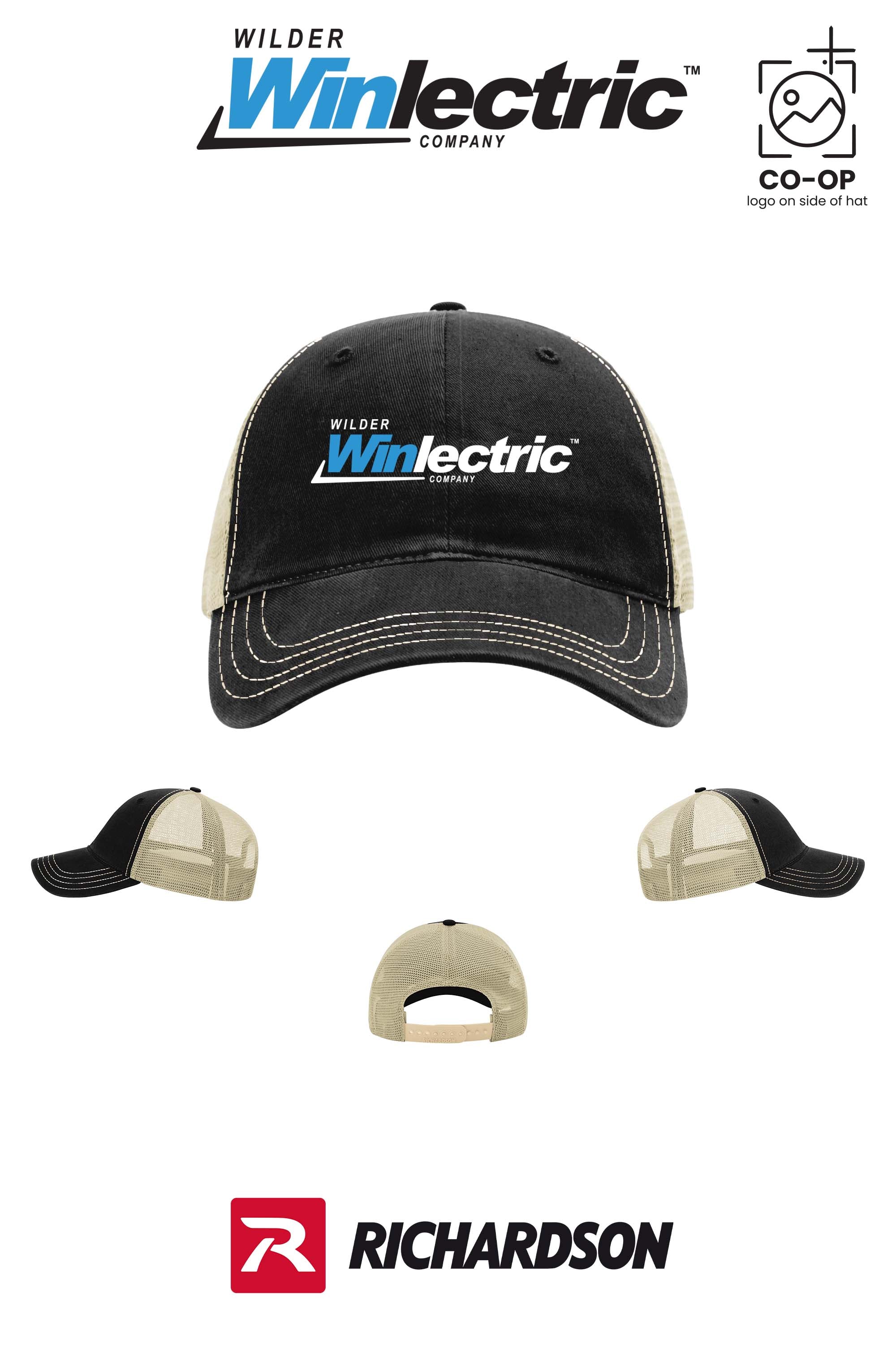 Richardson 111 Garment Washed Trucker - Wilder Winlectric