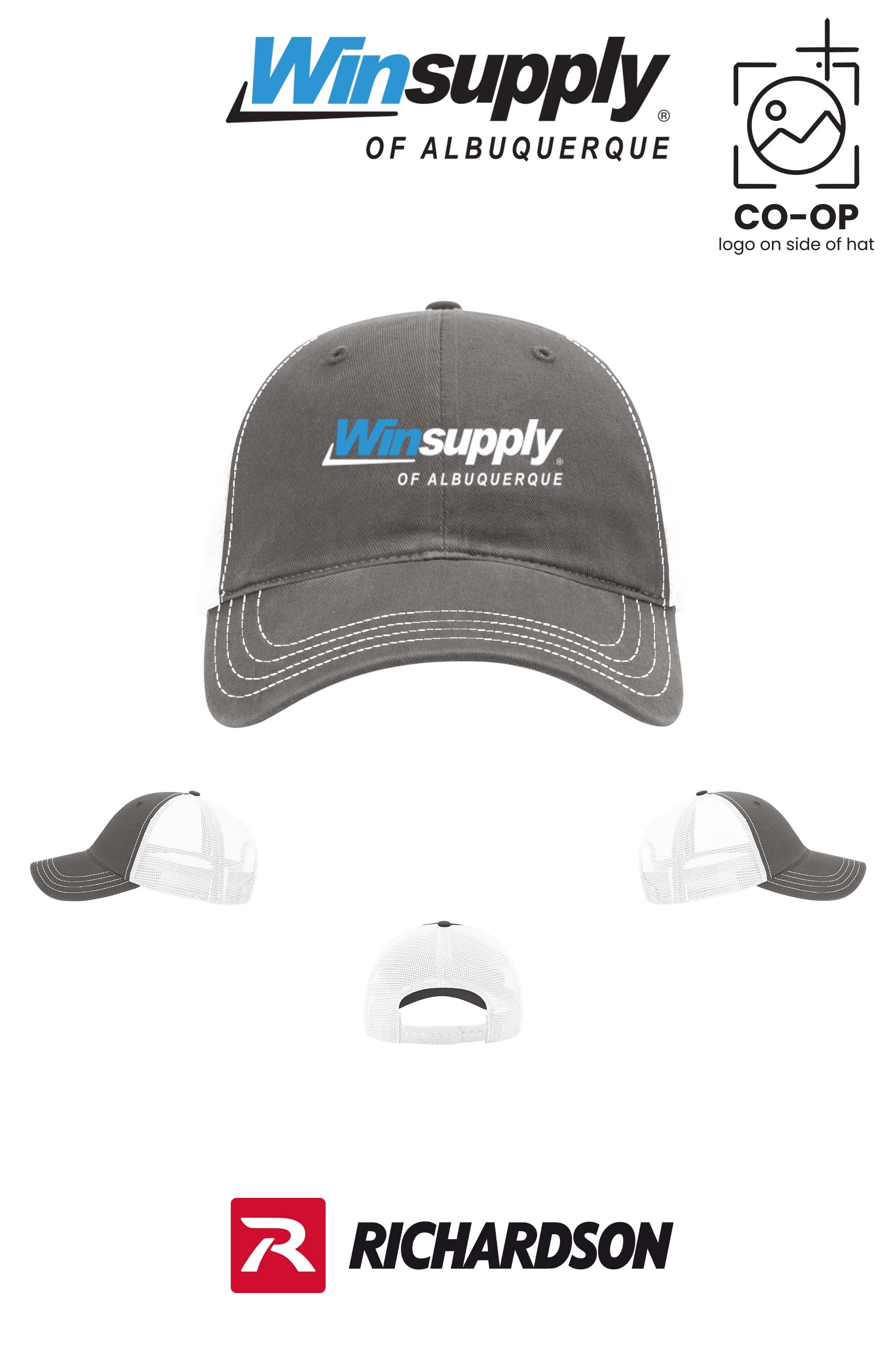 Richardson 111 Garment Washed Trucker - Winsupply of Albuquerque