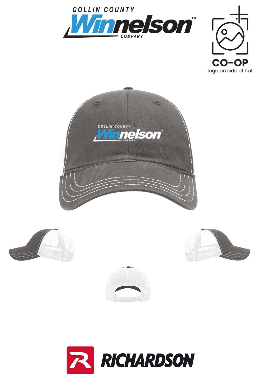 Richardson 111 Garment Washed Trucker - Collin County Winnelson