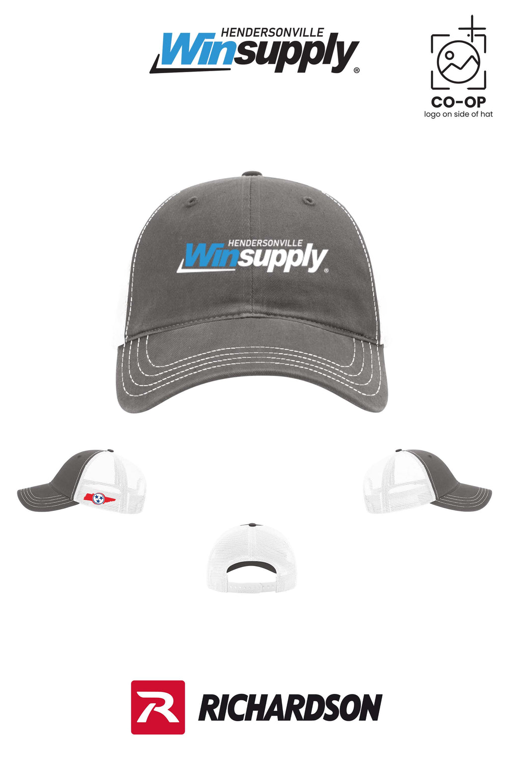 Richardson 111 Garment Washed Trucker - Winsupply of Hendersonville