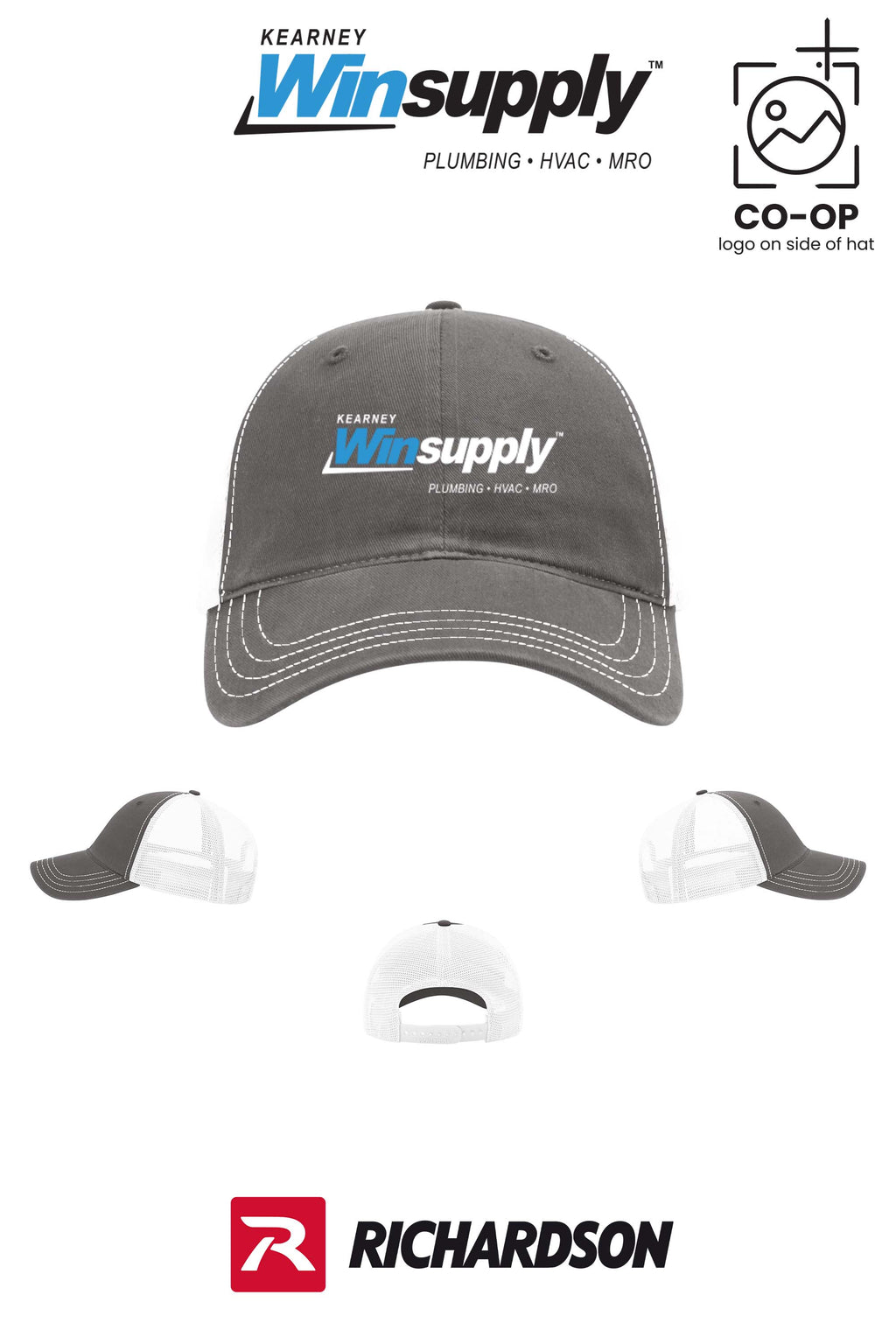 Richardson 111 Garment Washed Trucker - Kearney Winsupply