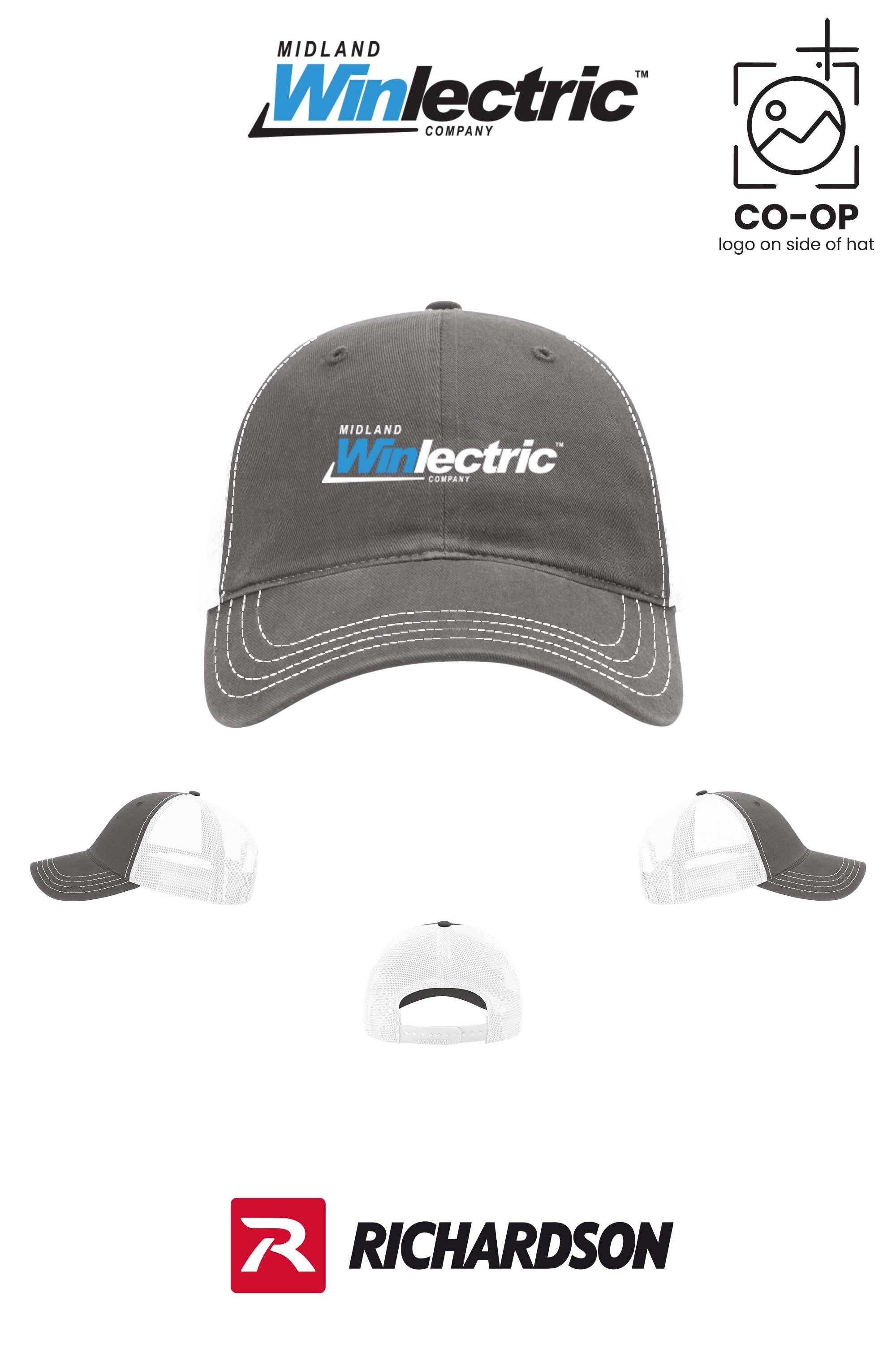 Richardson 111 Garment Washed Trucker - Winlectric of Midland