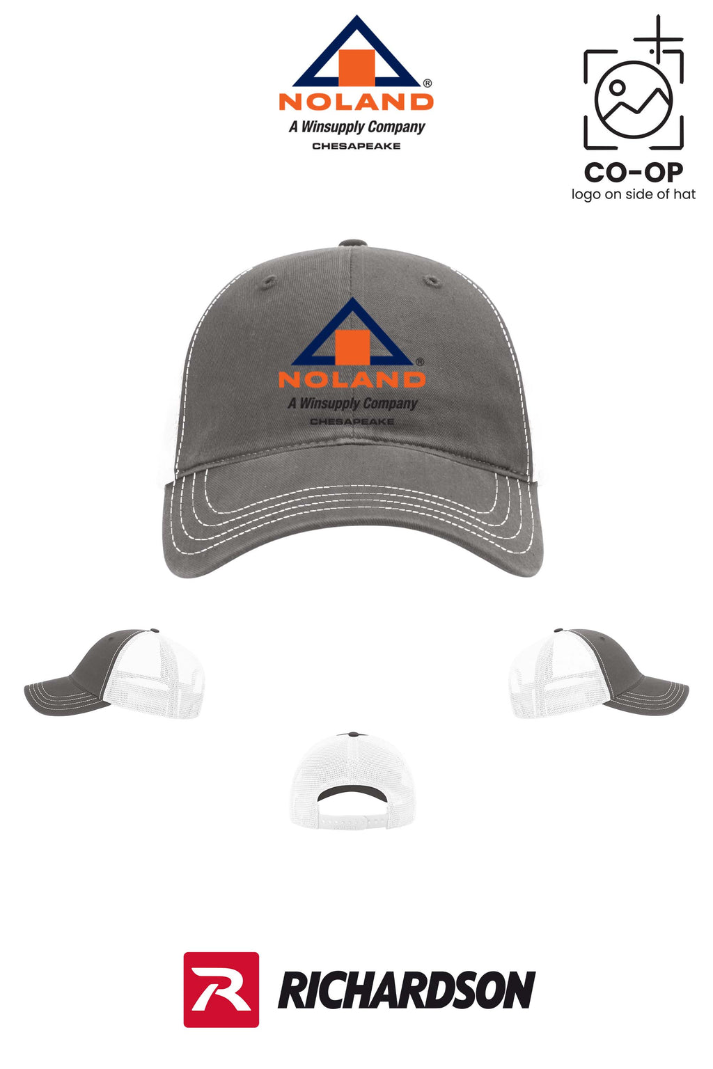Richardson 111 Garment Washed Trucker - Noland Company Chesapeake