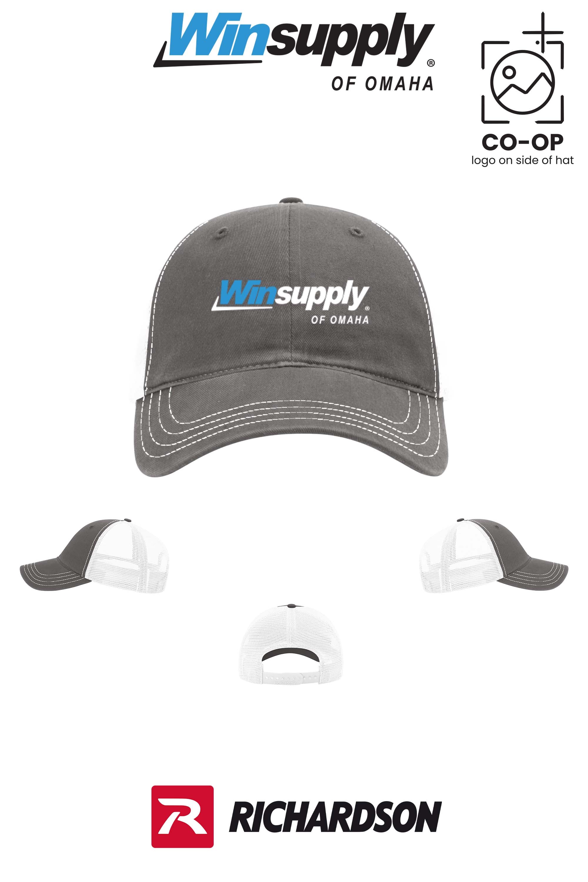 Richardson 111 Garment Washed Trucker - Winsupply of Omaha