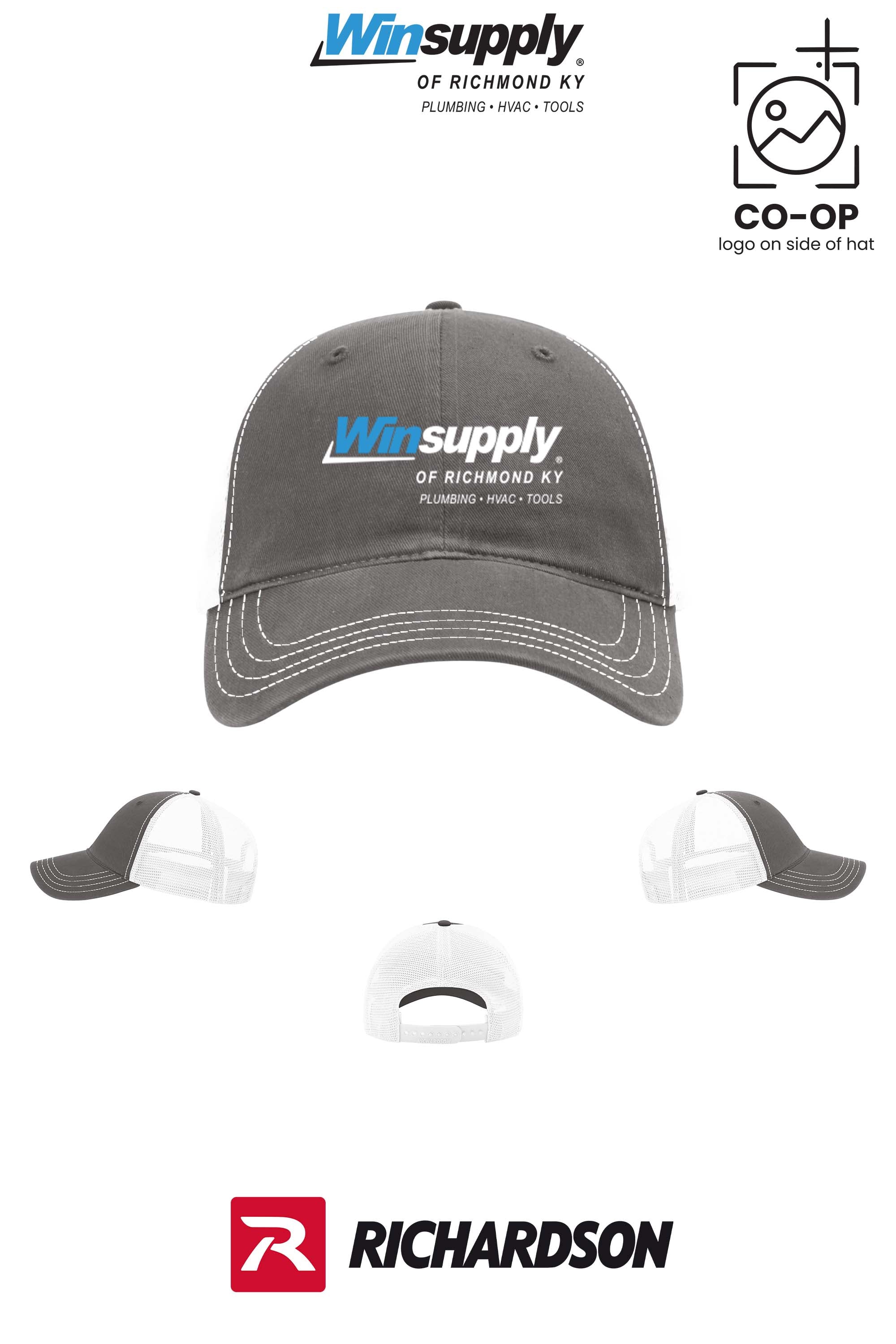 Richardson 111 Garment Washed Trucker - Winsupply of Richmond KY