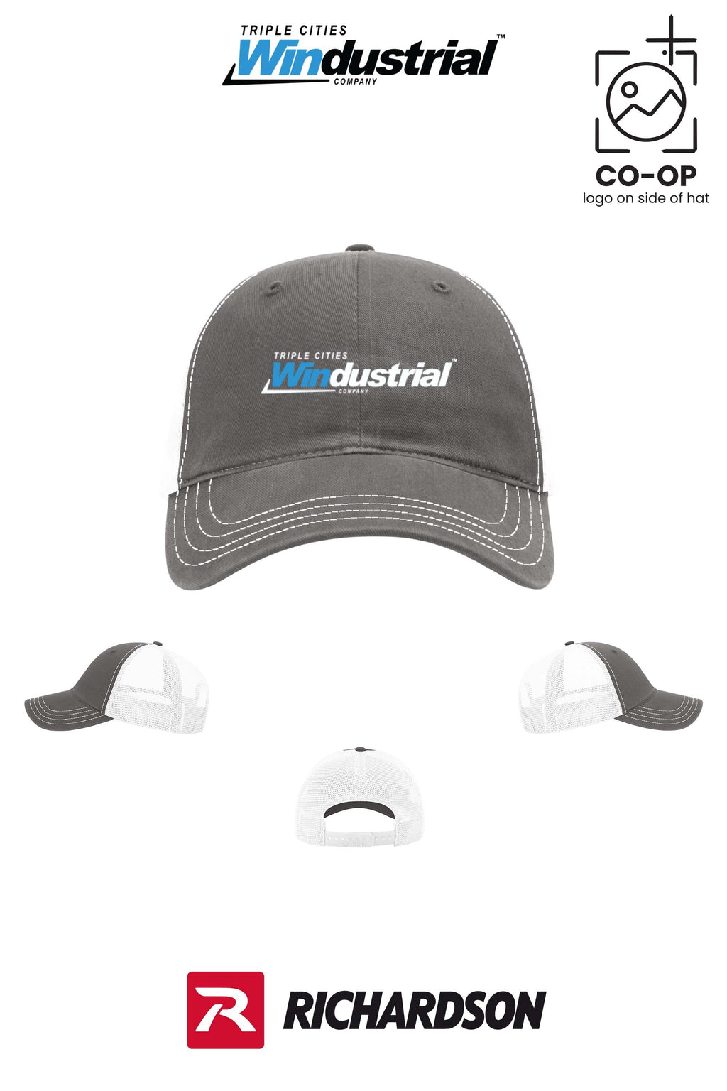Richardson 111 Garment Washed Trucker - Windustrial Triple Cities