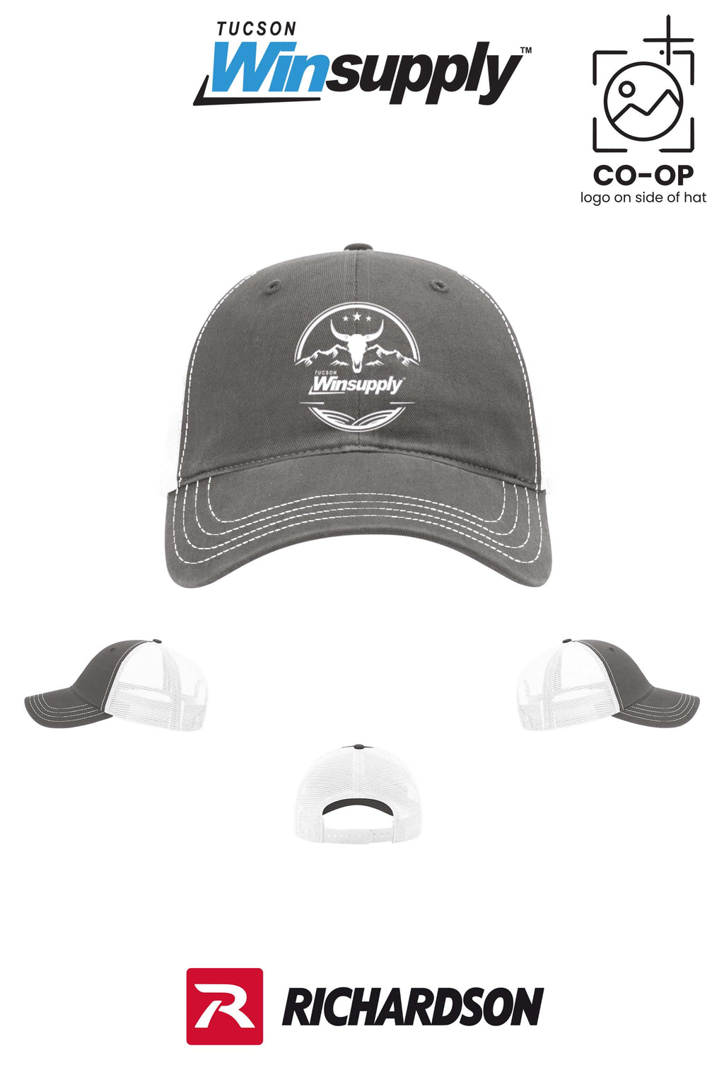 Richardson 111 Garment Washed Trucker - Winsupply Tucson AZ