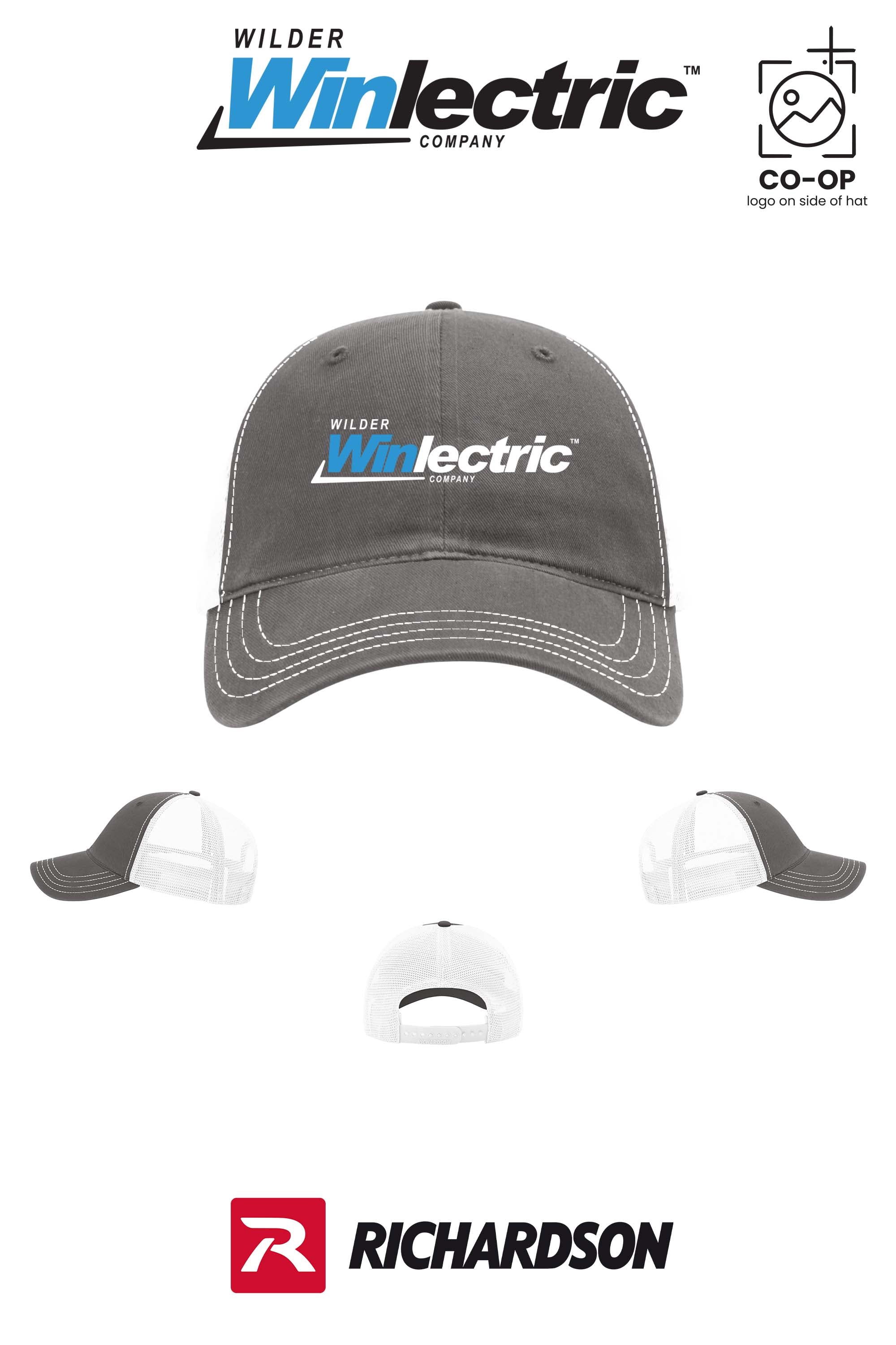 Richardson 111 Garment Washed Trucker - Wilder Winlectric