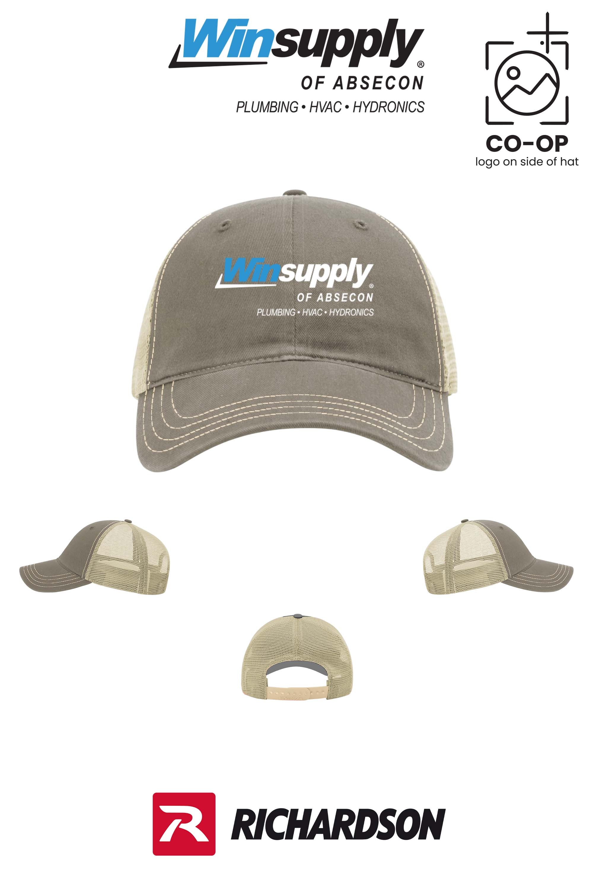 Richardson 111 Garment Washed Trucker - Winsupply of Absecon