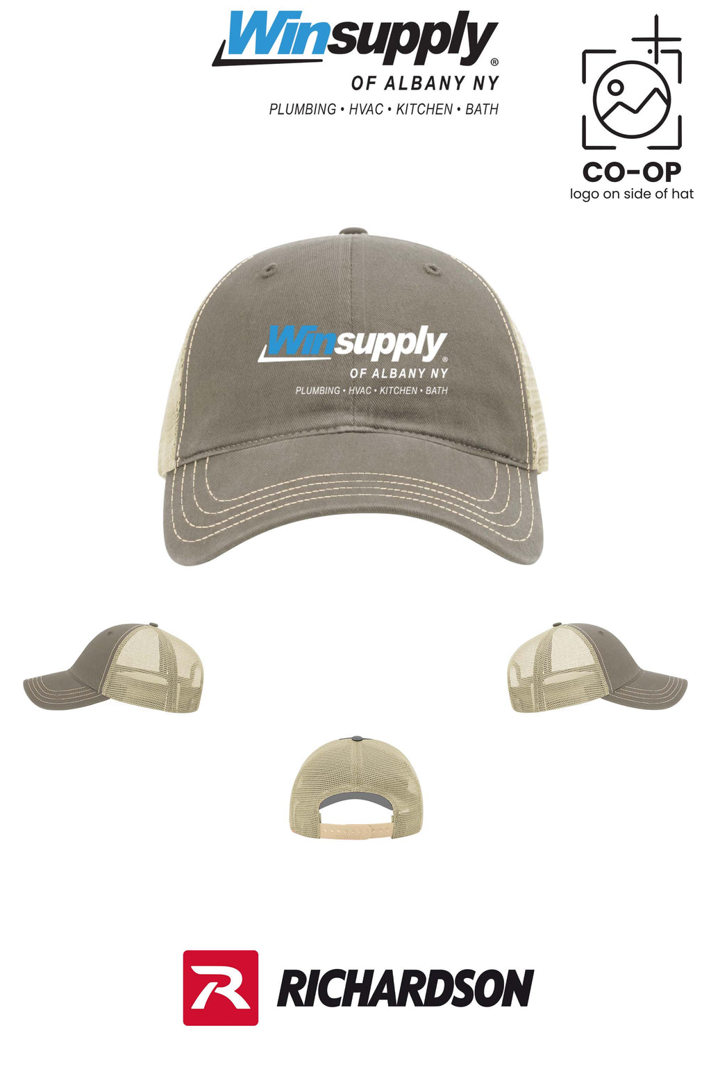 Richardson 111 Garment Washed Trucker - Winsupply of Albany NY