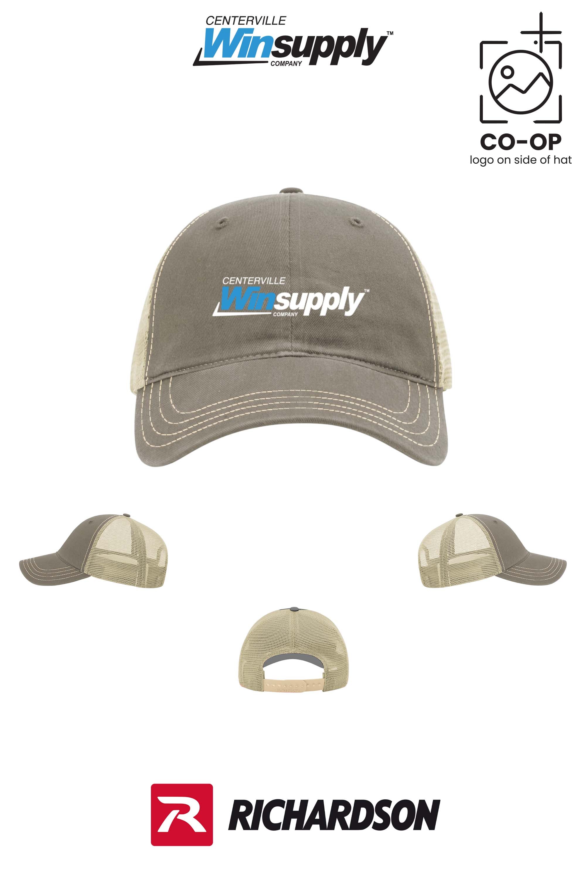 Richardson 111 Garment Washed Trucker - Winsupply Centerville OH