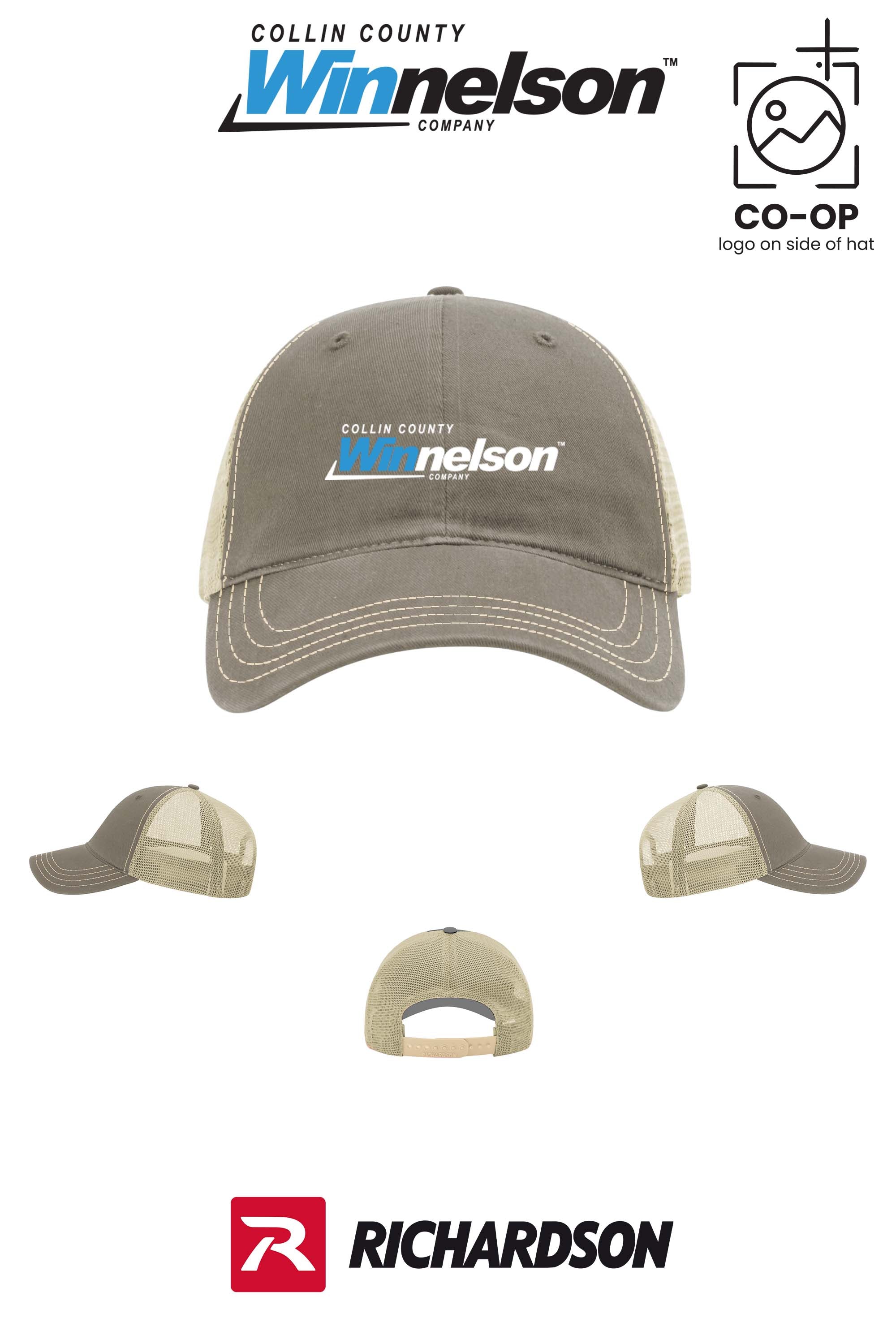 Richardson 111 Garment Washed Trucker - Collin County Winnelson