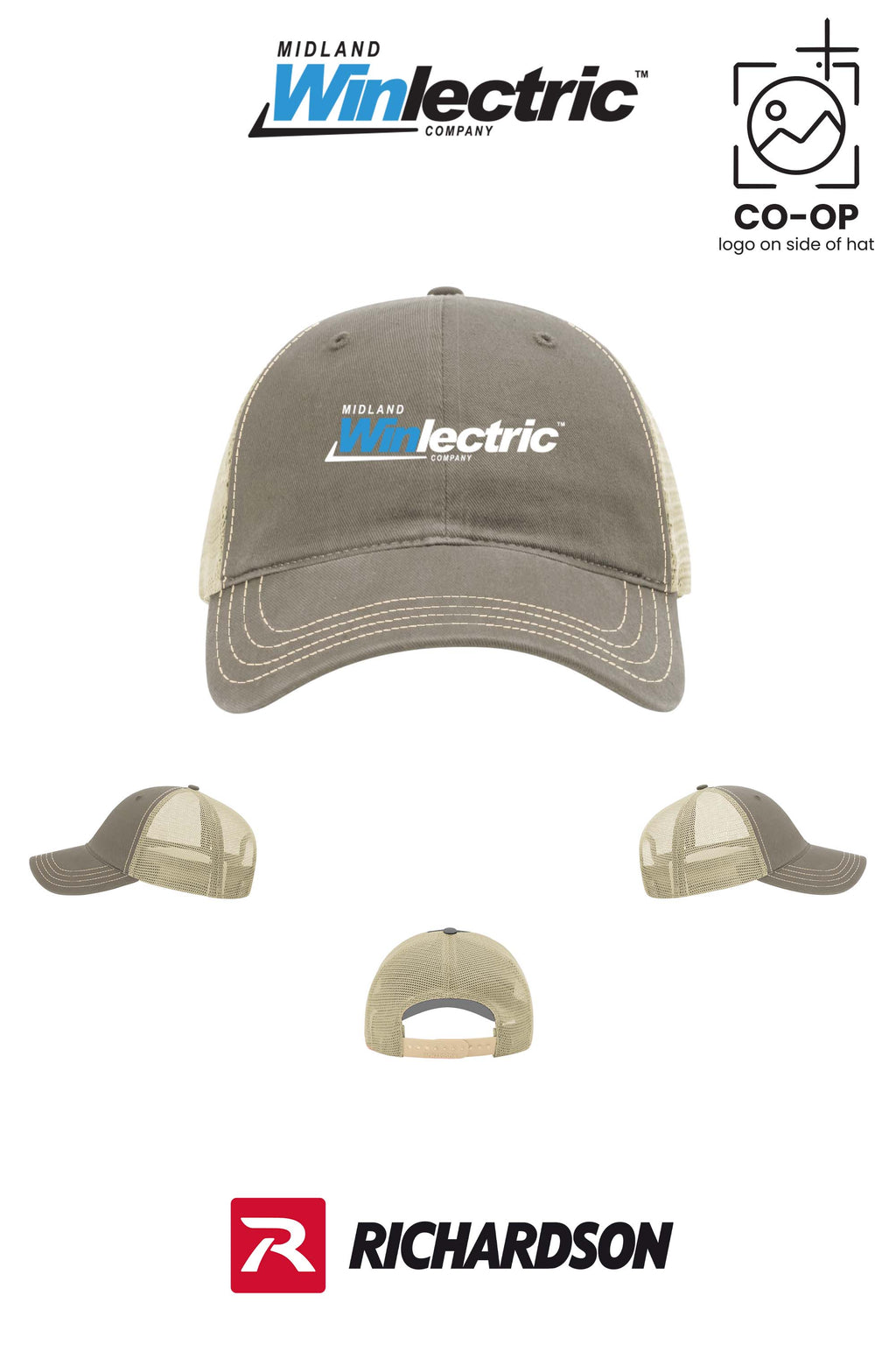 Richardson 111 Garment Washed Trucker - Winlectric of Midland