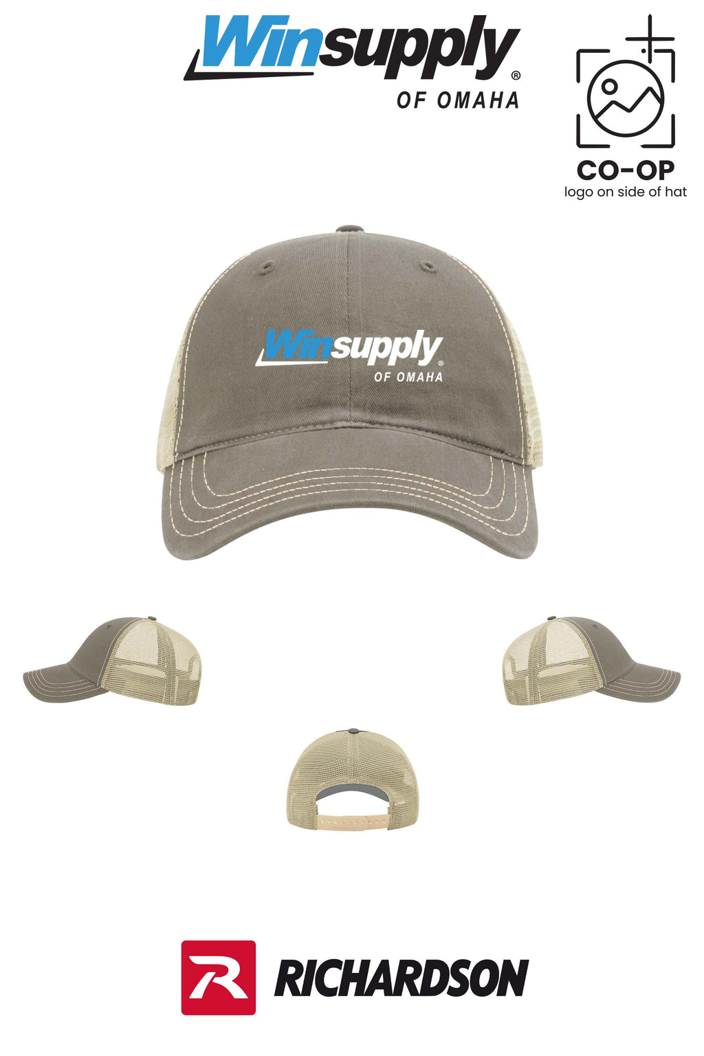 Richardson 111 Garment Washed Trucker - Winsupply of Omaha