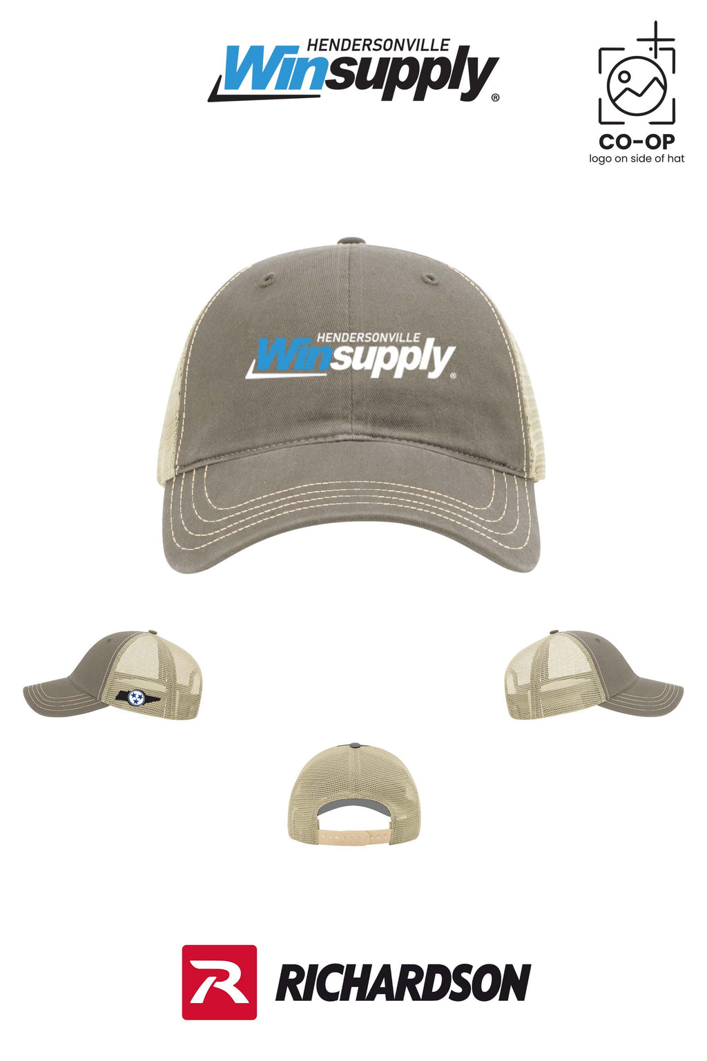 Richardson 111 Garment Washed Trucker - Winsupply of Frederick