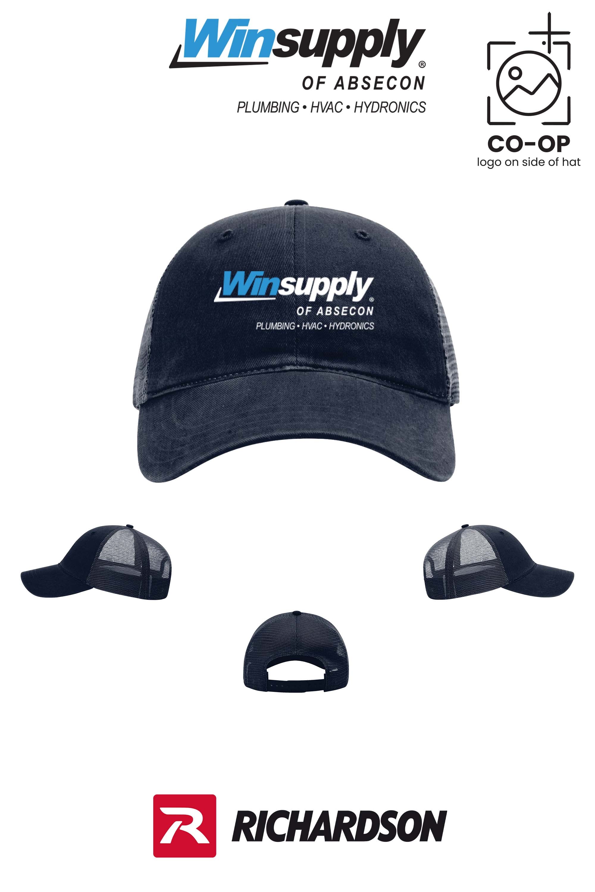 Richardson 111 Garment Washed Trucker - Winsupply of Absecon