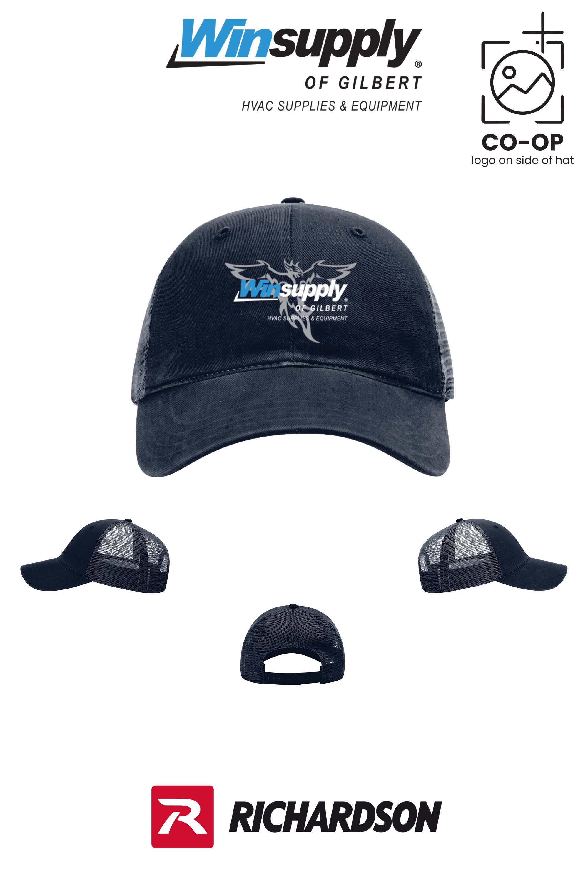 Richardson 111 Garment Washed Trucker - Winsupply of Gilbert