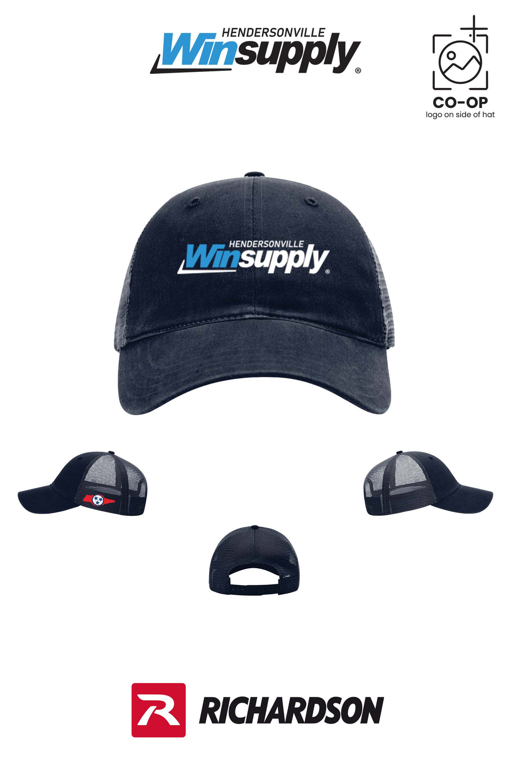 Richardson 111 Garment Washed Trucker - Winsupply of Hendersonville