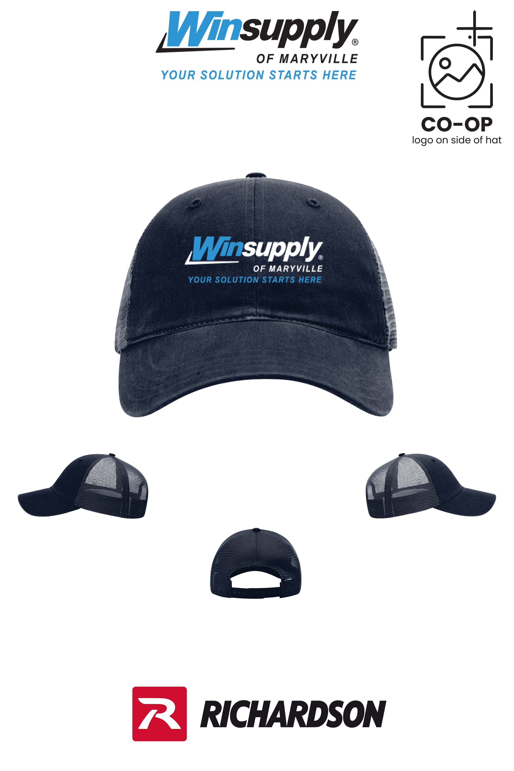 Richardson 111 Garment Washed Trucker - Winsupply of Maryville