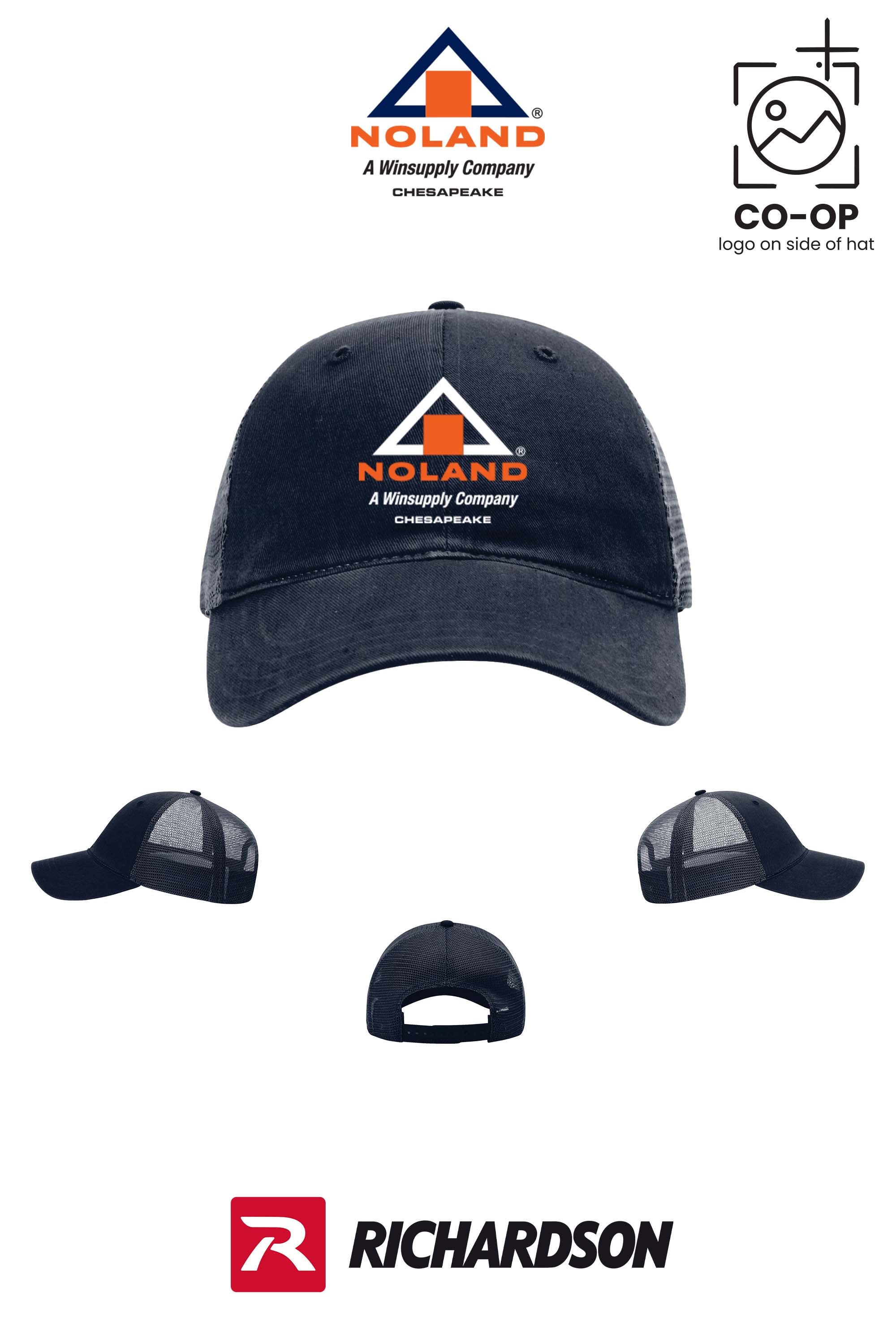 Richardson 111 Garment Washed Trucker - Noland Company Chesapeake