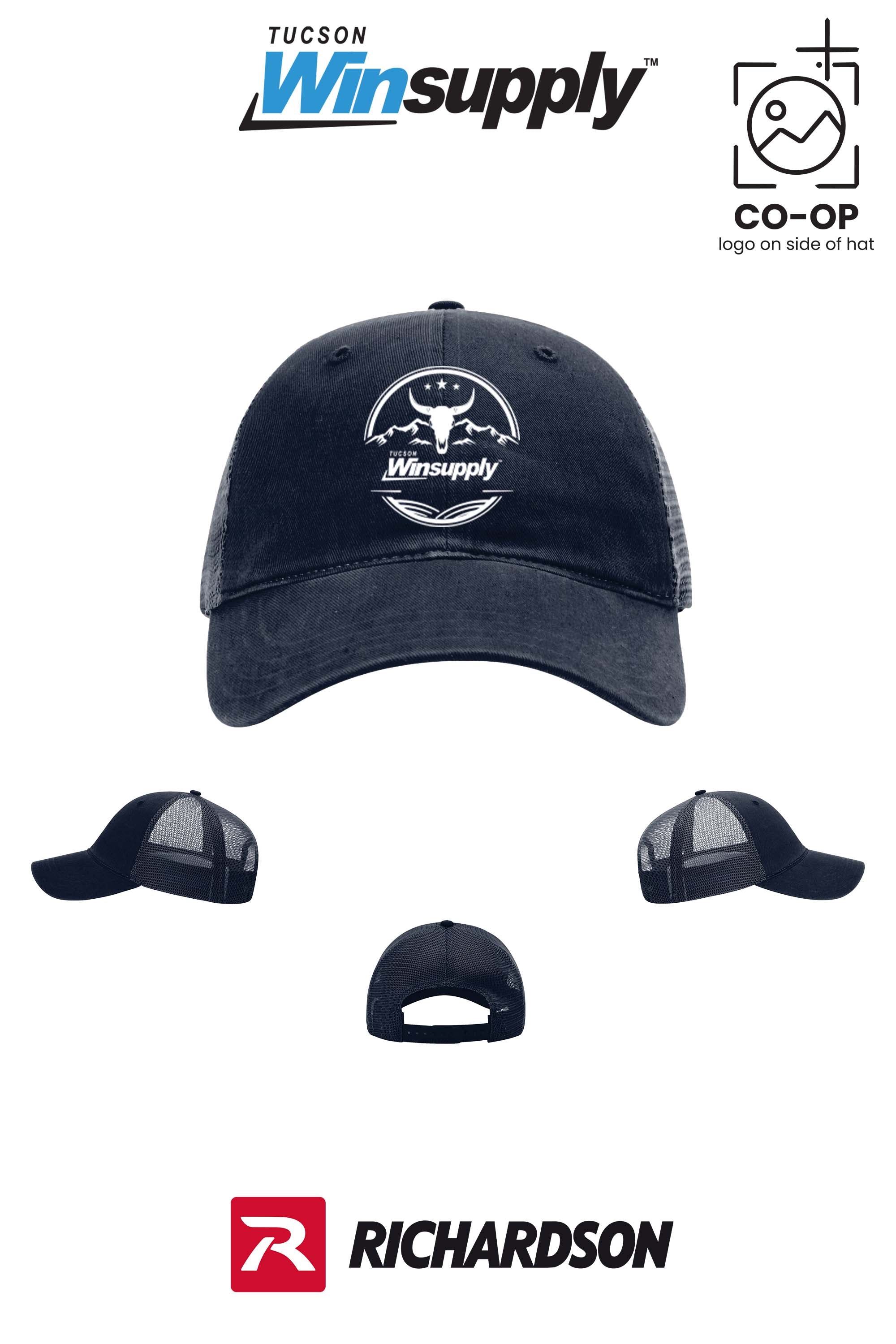 Richardson 111 Garment Washed Trucker - Winsupply Tucson AZ