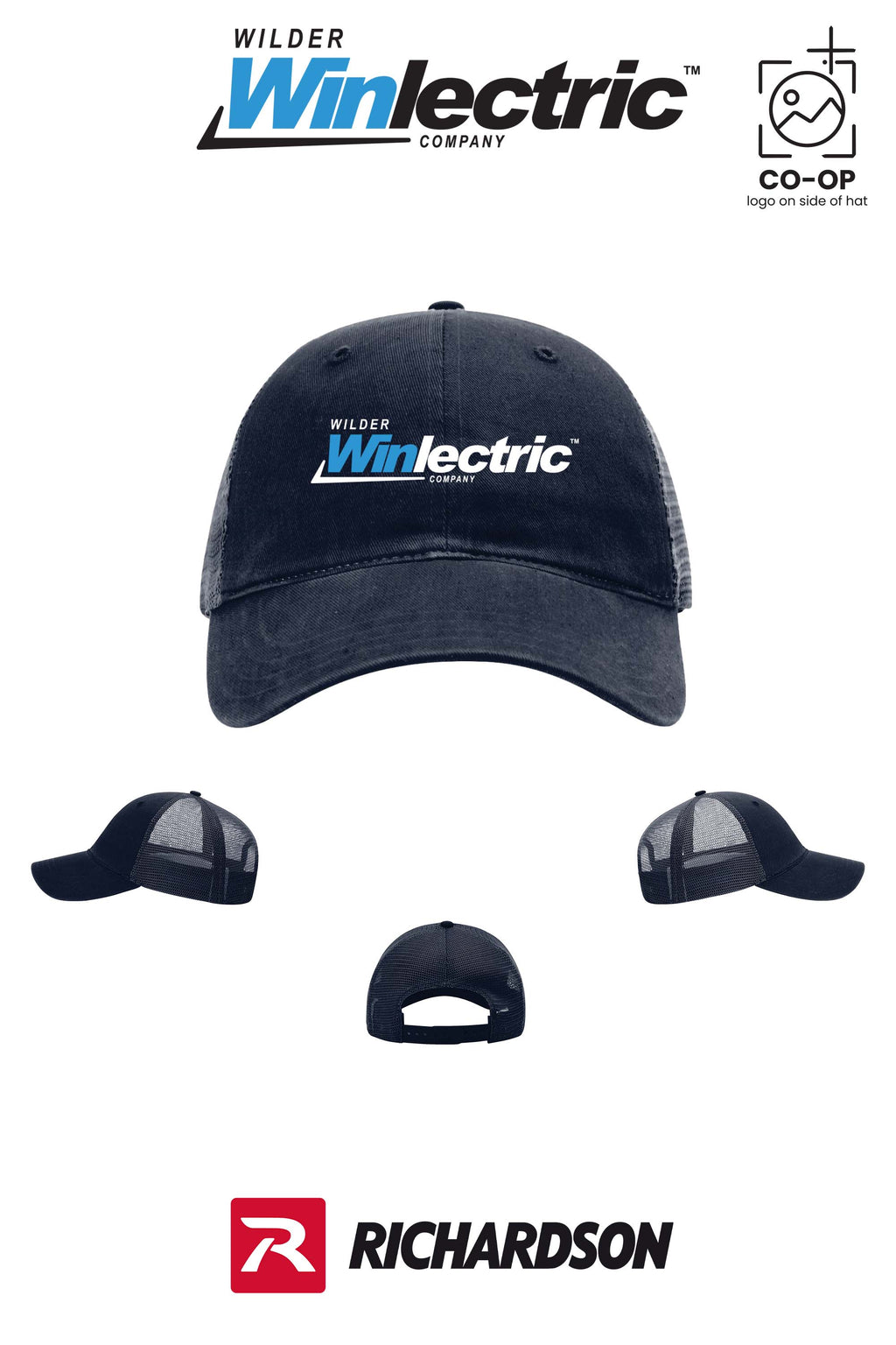 Richardson 111 Garment Washed Trucker - Wilder Winlectric